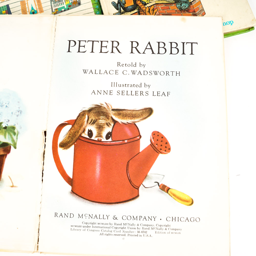 Variety of Vintage Children's Books