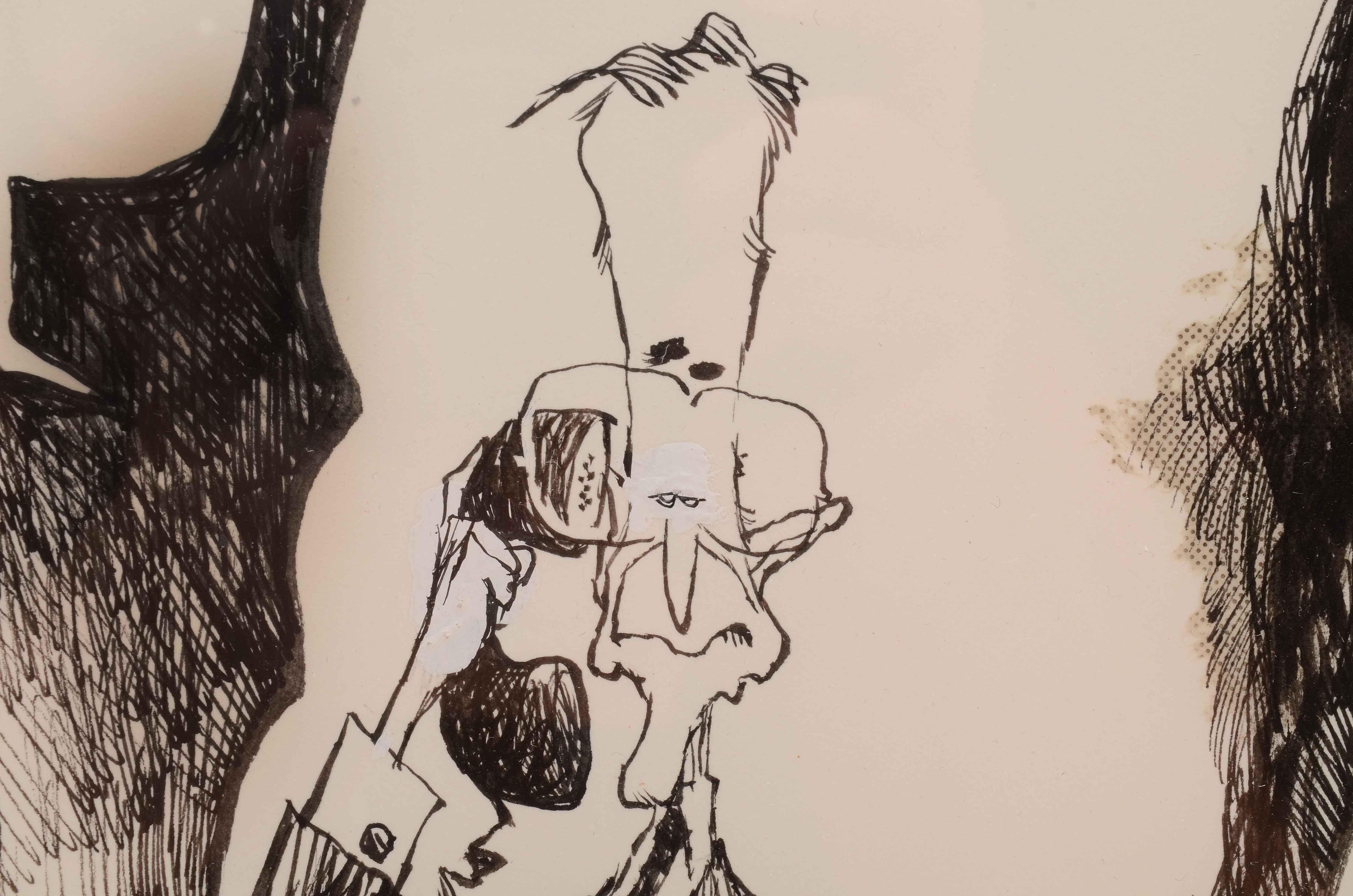 Jim Borgman Original 1989 Ink Cartoon Illustration for Cincinnati