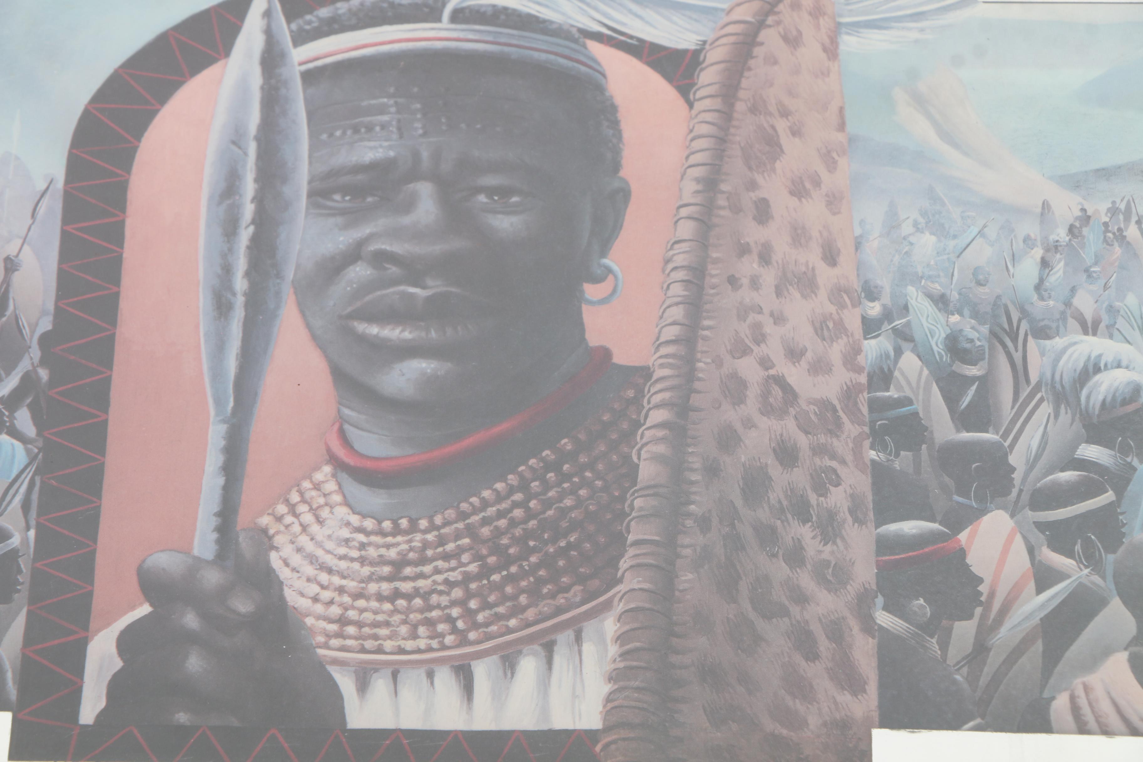 Budweiser Presents "Great Kings of Africa" and Miller "Sharp's" Wall Mirrors