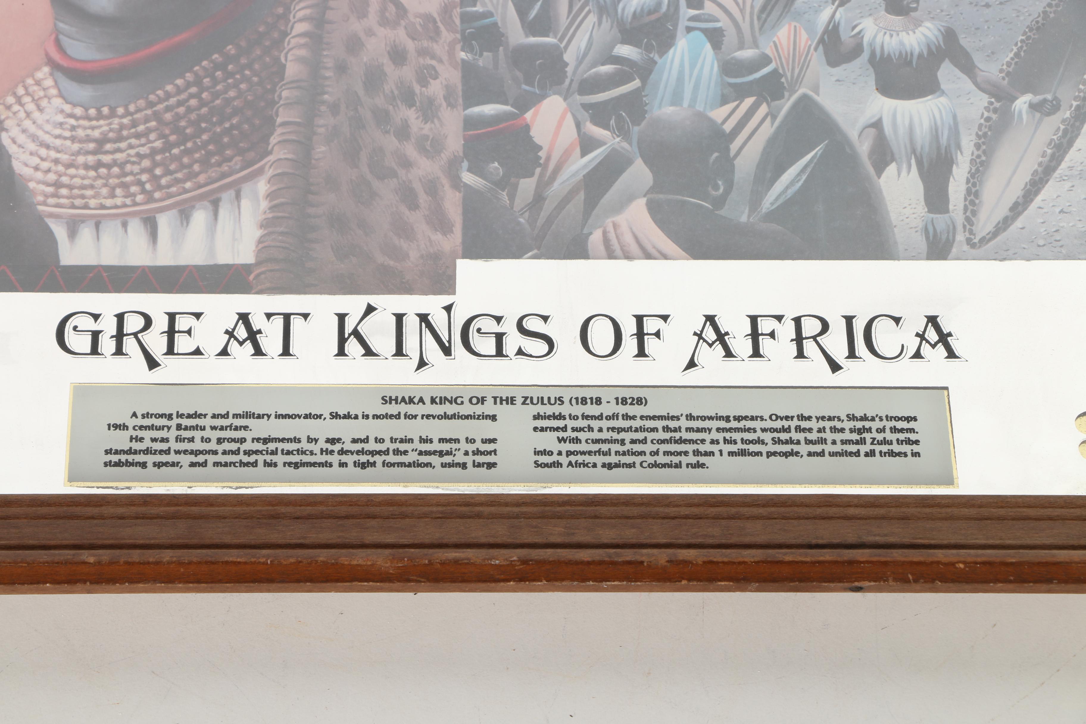 Budweiser Presents "Great Kings of Africa" and Miller "Sharp's" Wall Mirrors