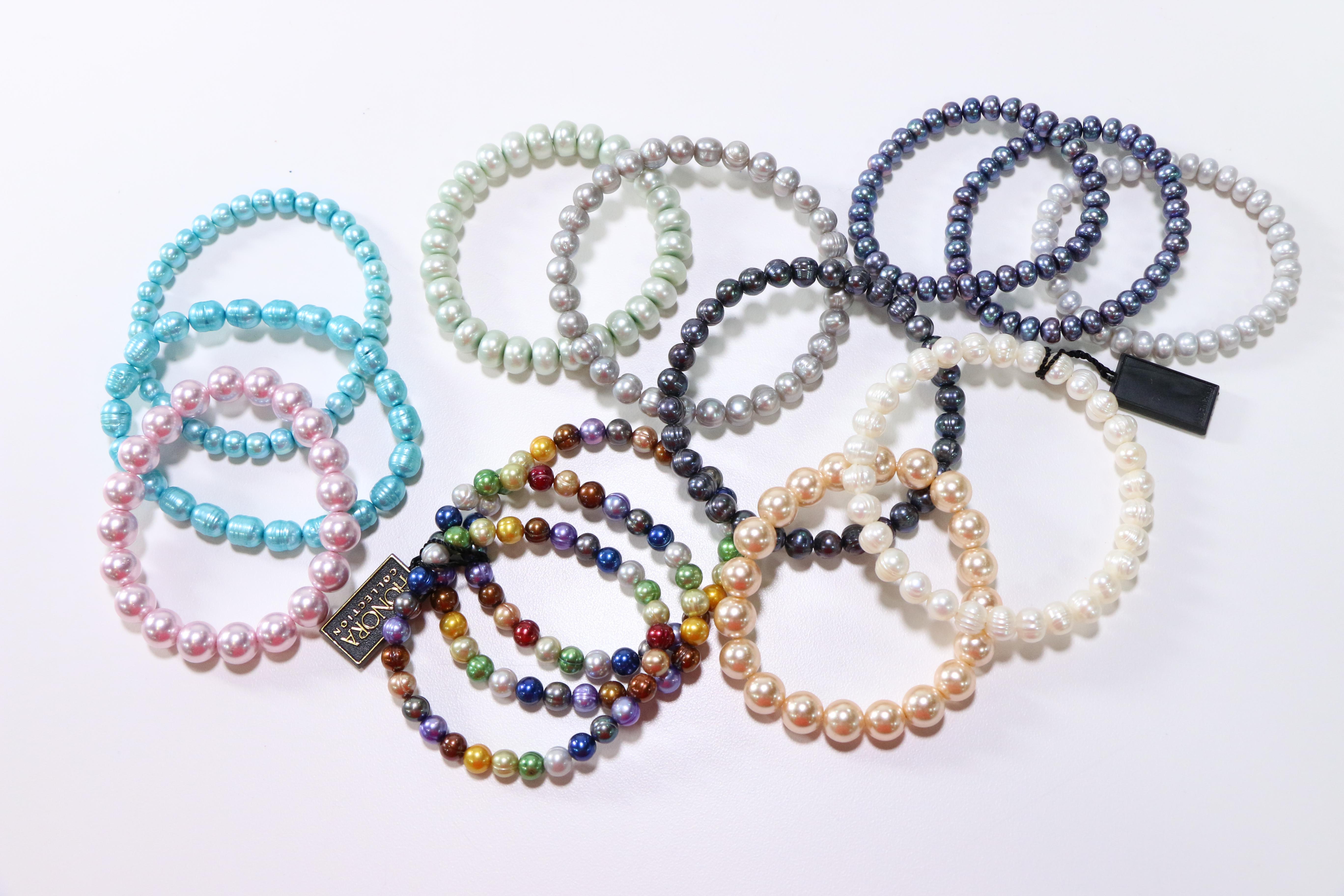 Generous Assortment of Faux and Cultured Pearls Including Honora
