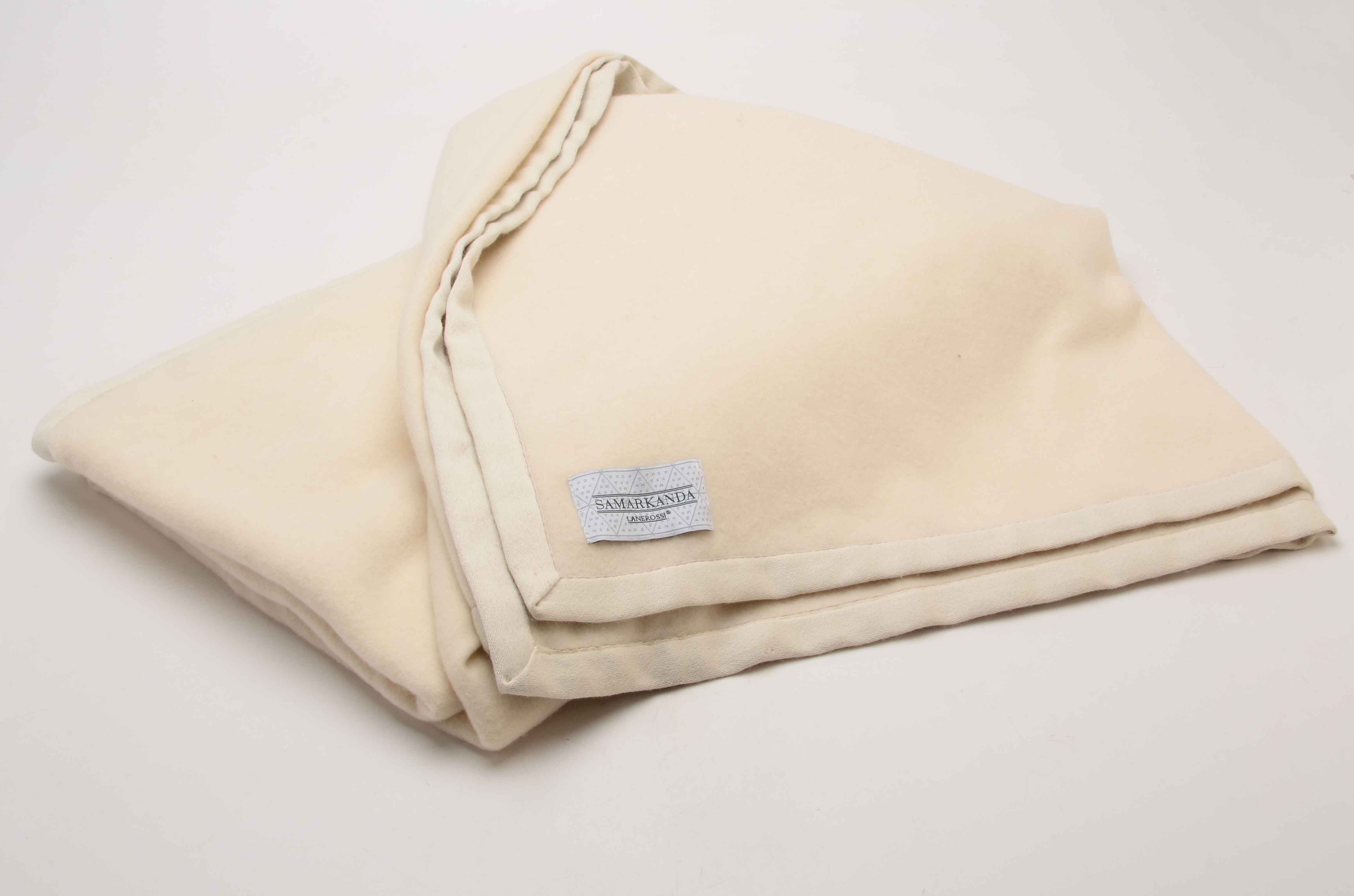 Beige Italian Cashmere Blanket by Lanerossi