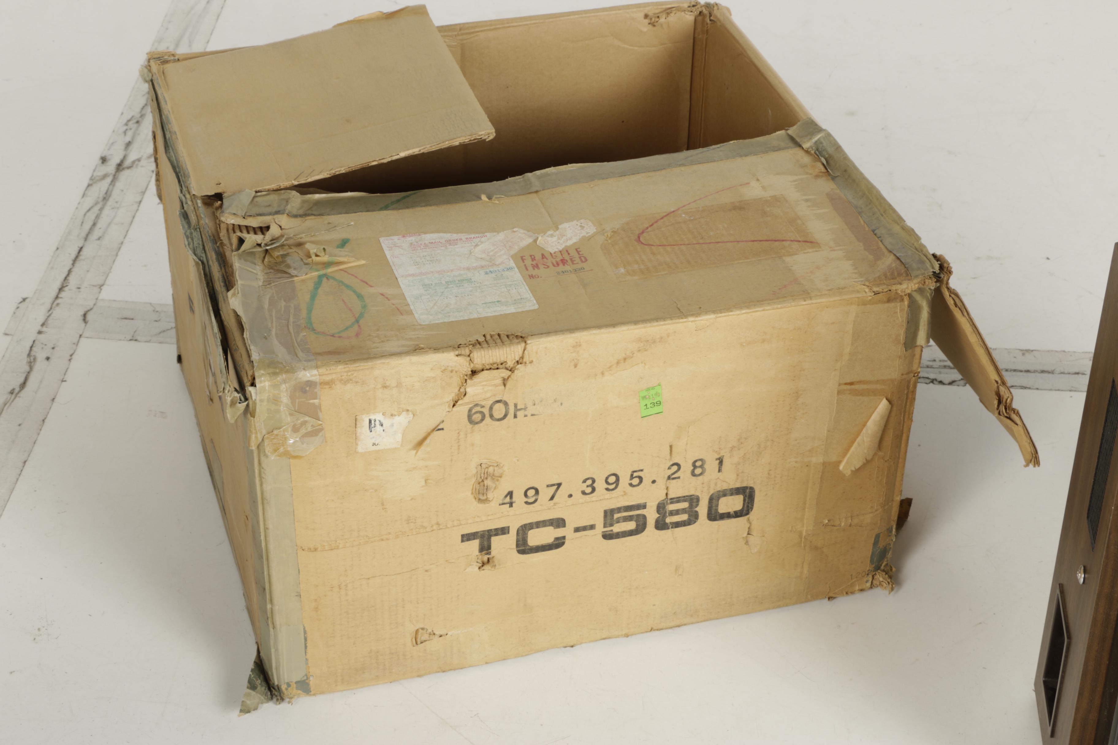 Vintage Sony TC-580 Deluxe Reel-to-Reel Tape Recorder