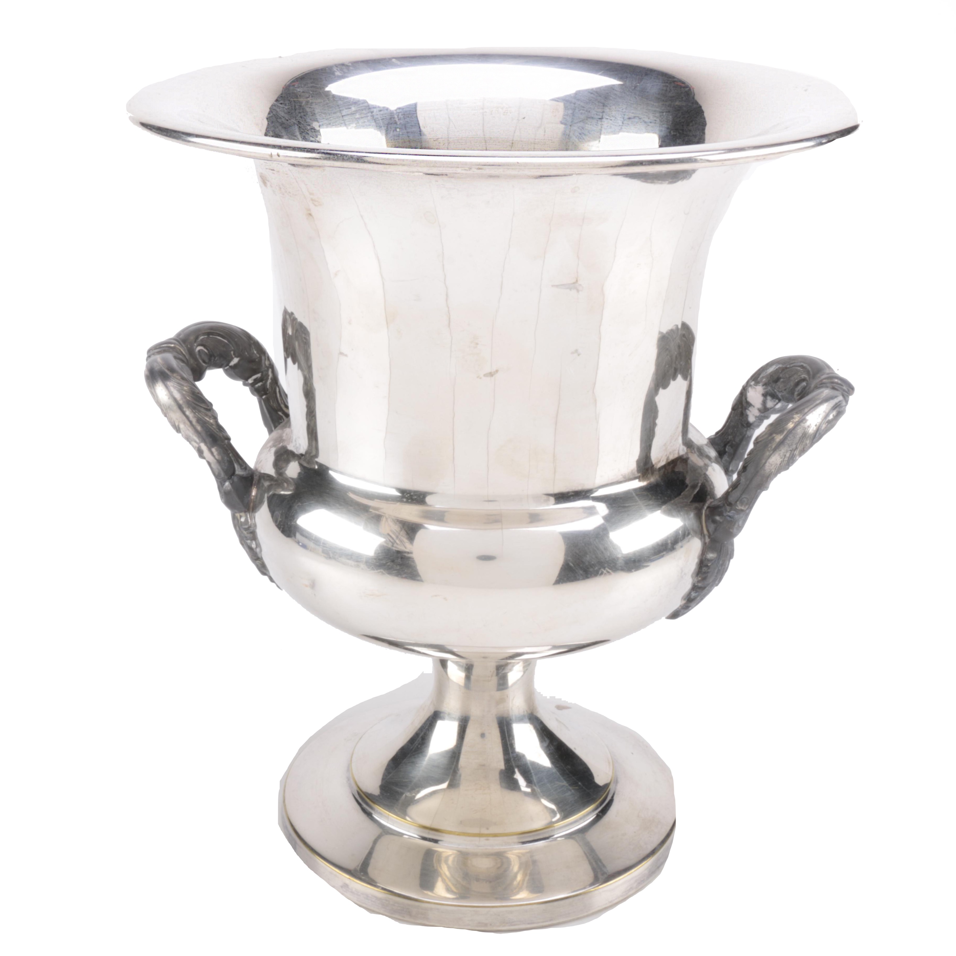 Silver Plate Wine Chiller by Poole