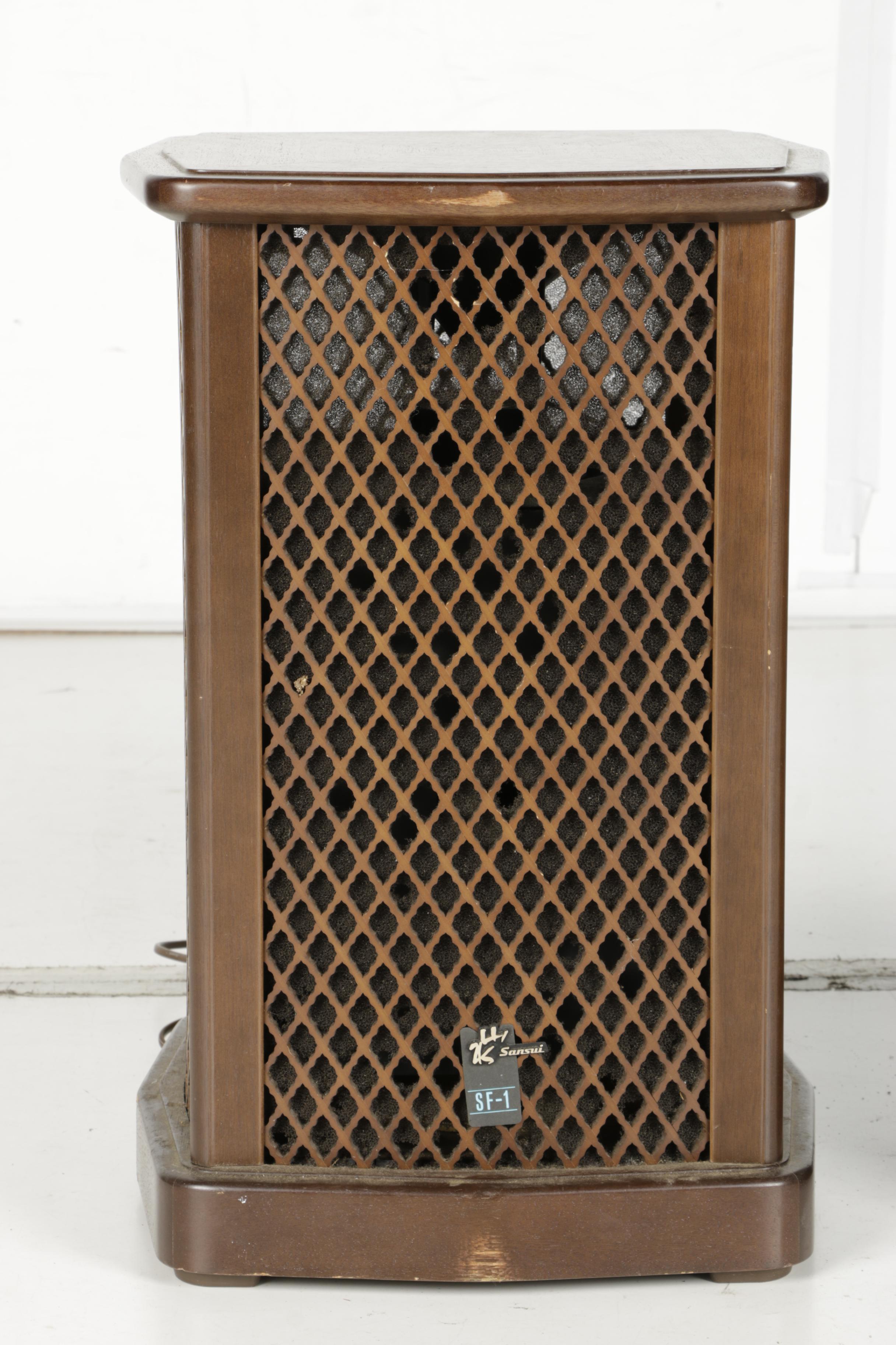 Pair of Sansui SF-1 Wood Speakers