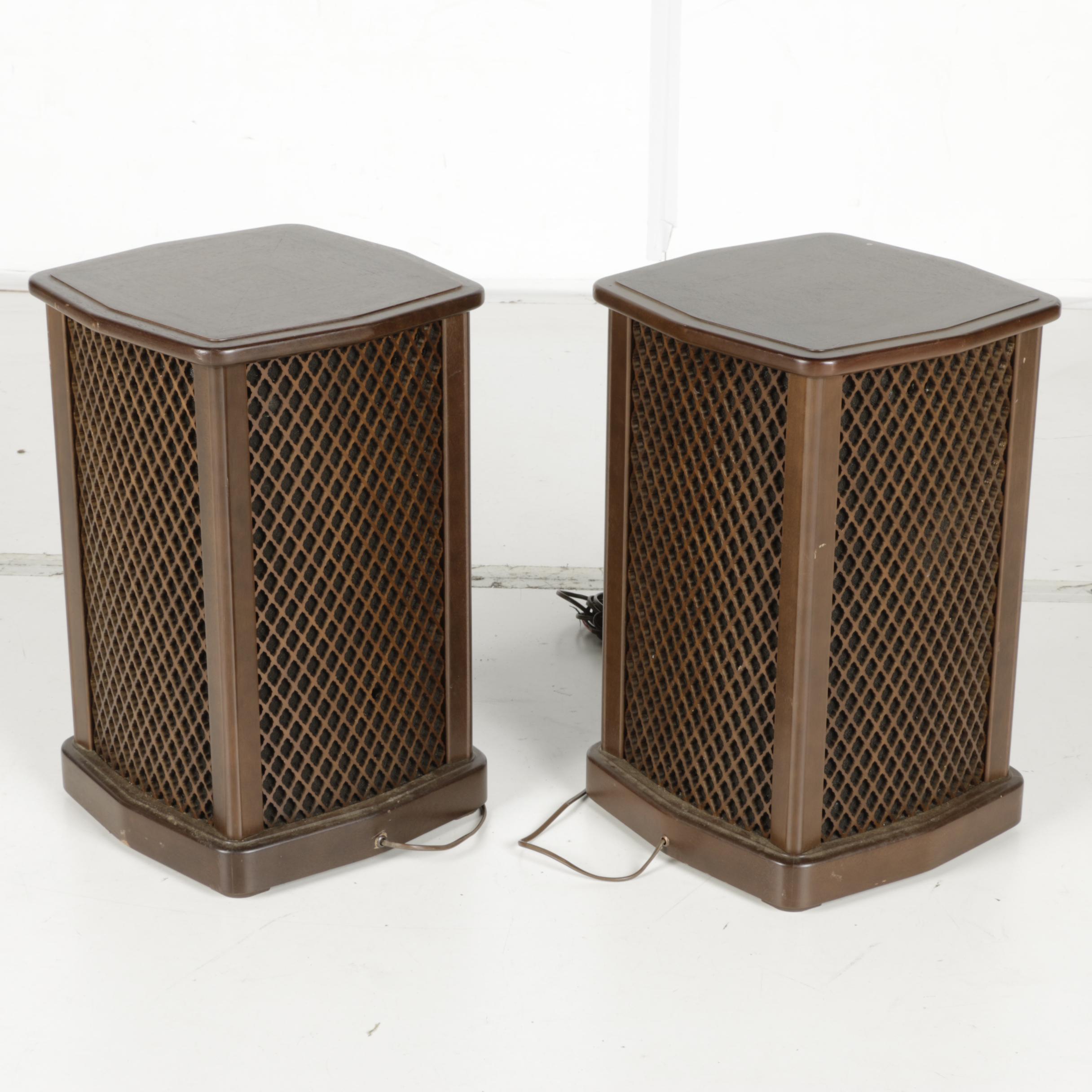 Pair of Sansui SF-1 Wood Speakers