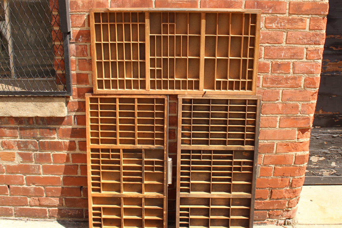 Collection of Hamilton Vintage Typeface Trays