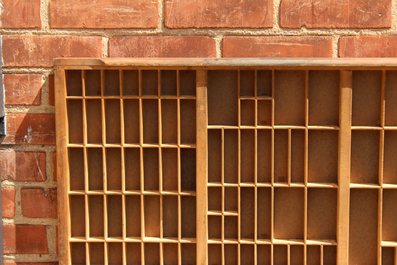 Collection of Hamilton Vintage Typeface Trays