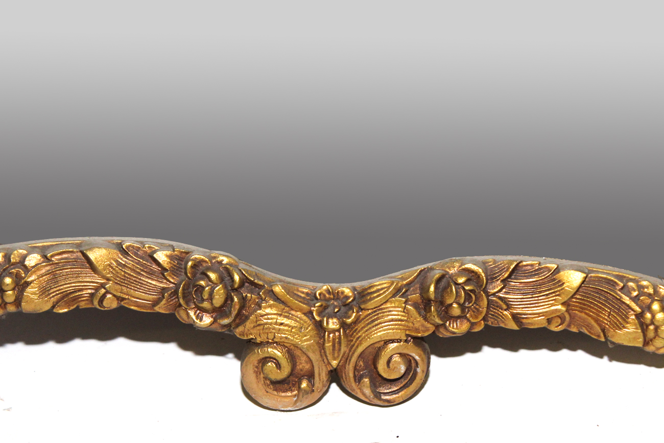 Vintage Ornate Gold Gilt Mirror