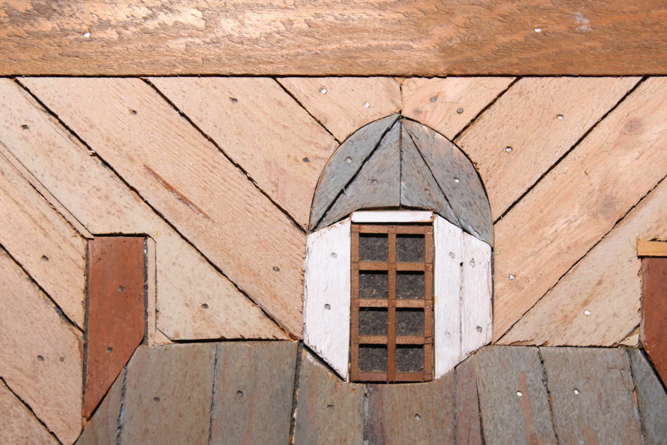 Theodore Degroot Lath Folk Art Wooden House