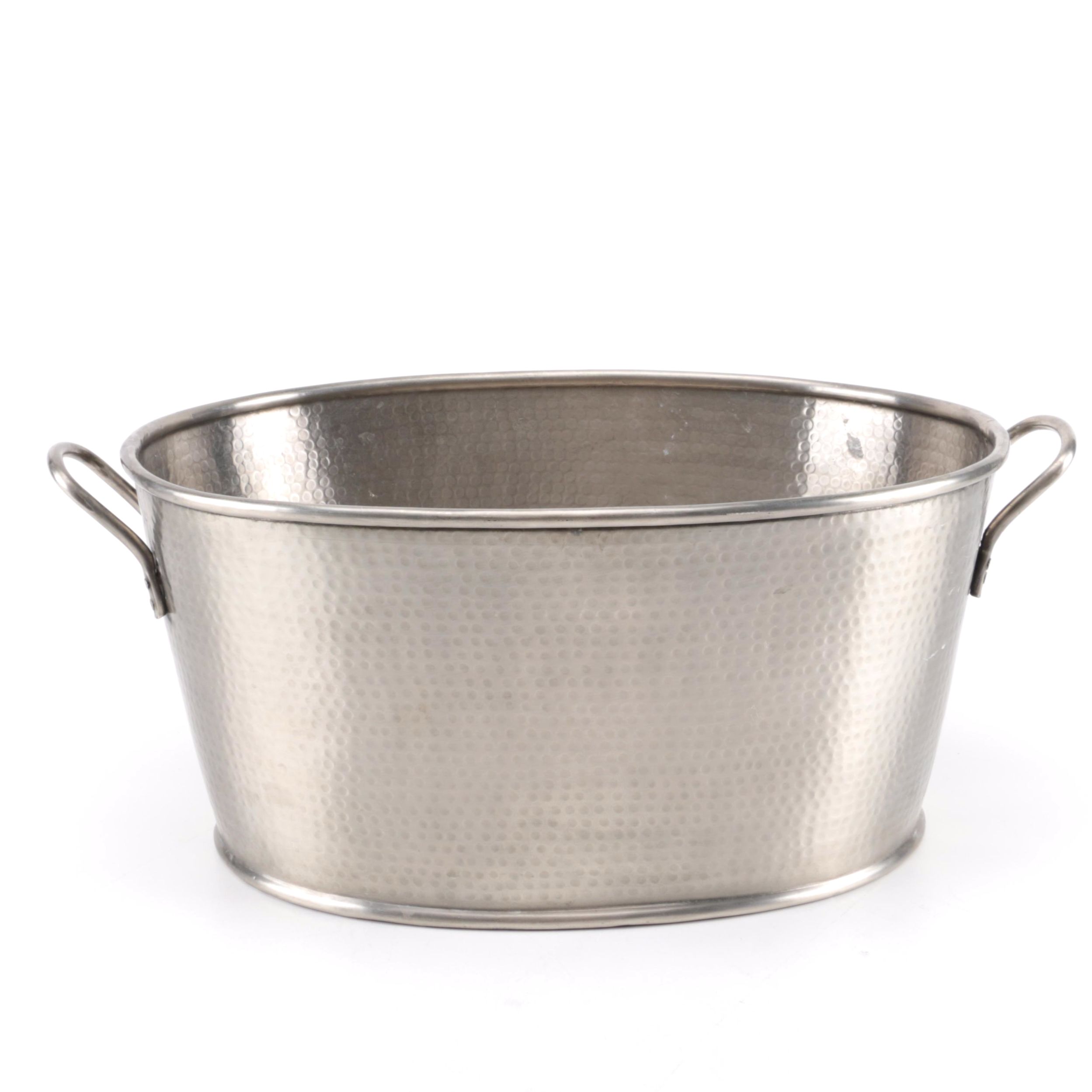 Pottery Barn Hammered Metal Ice Bucket