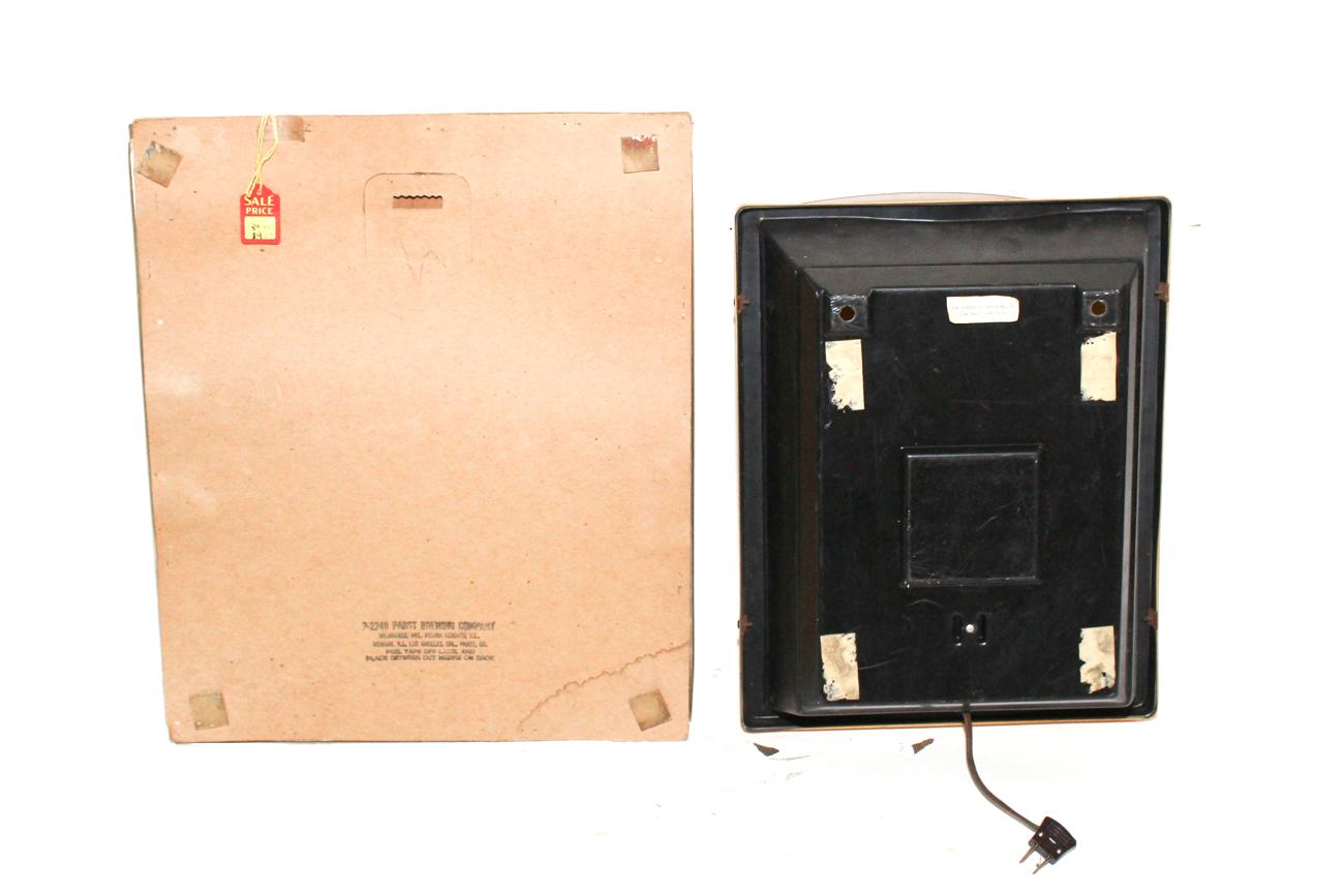 Pair of Vintage Beer Advertising Signs