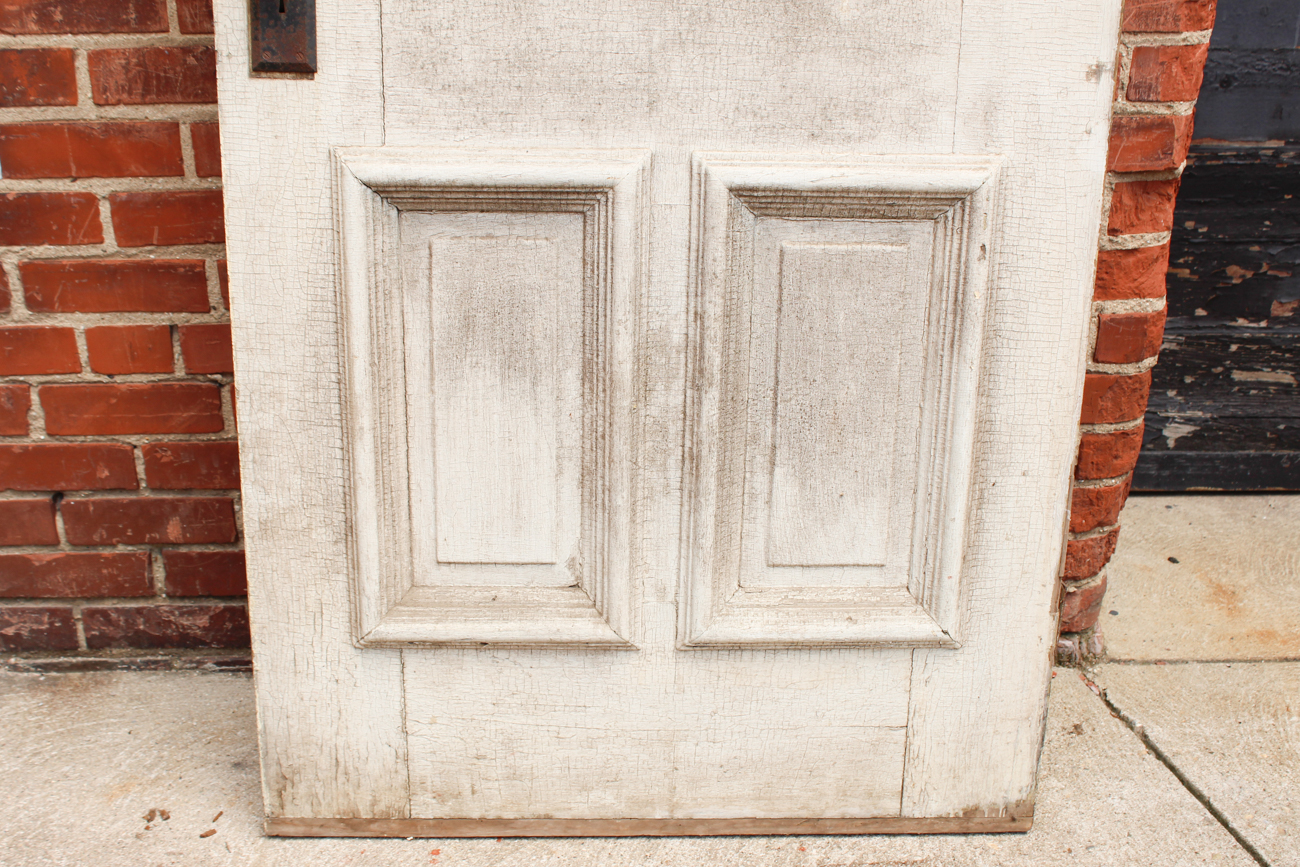 Antique Door With Glass Panes