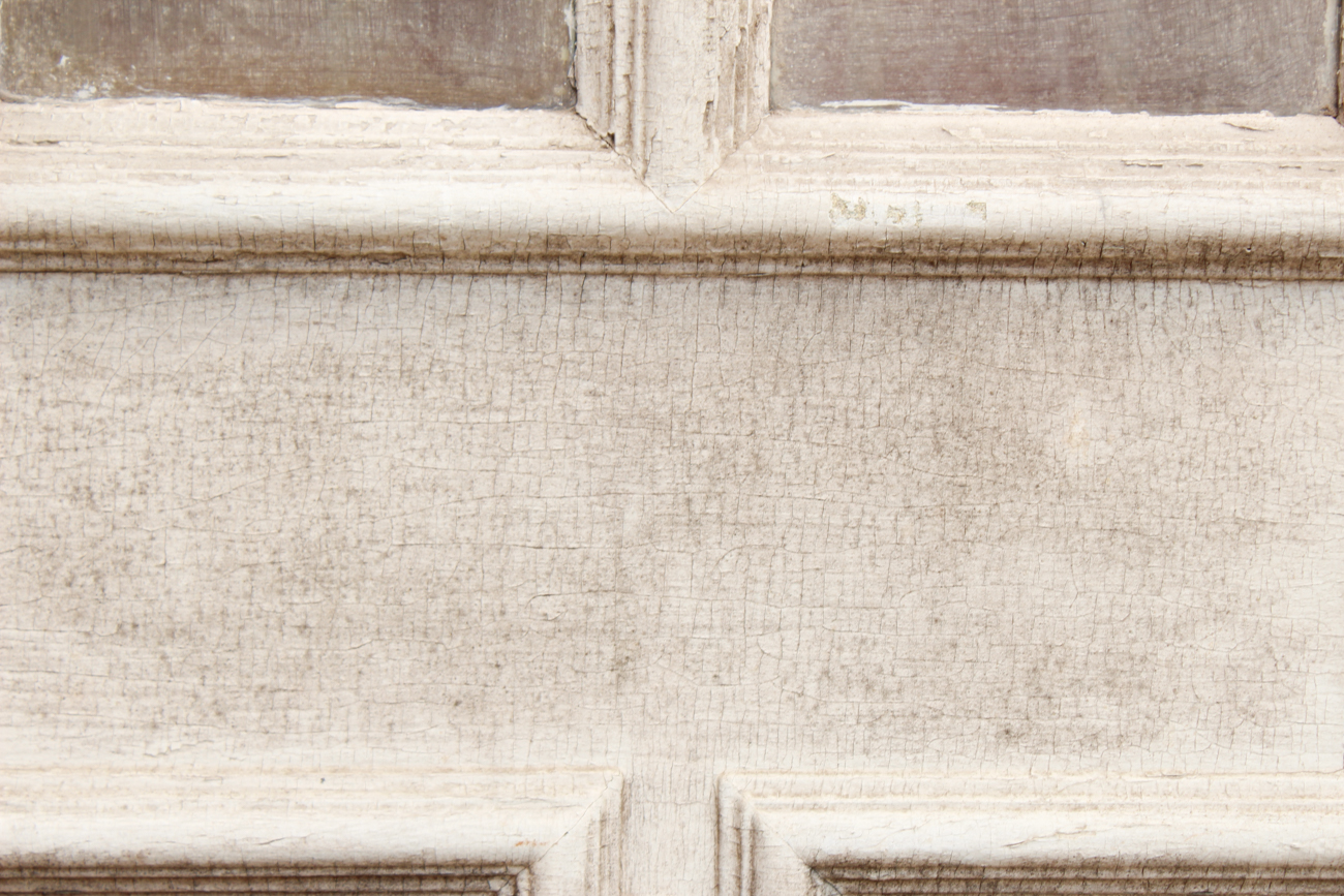 Antique Door With Glass Panes