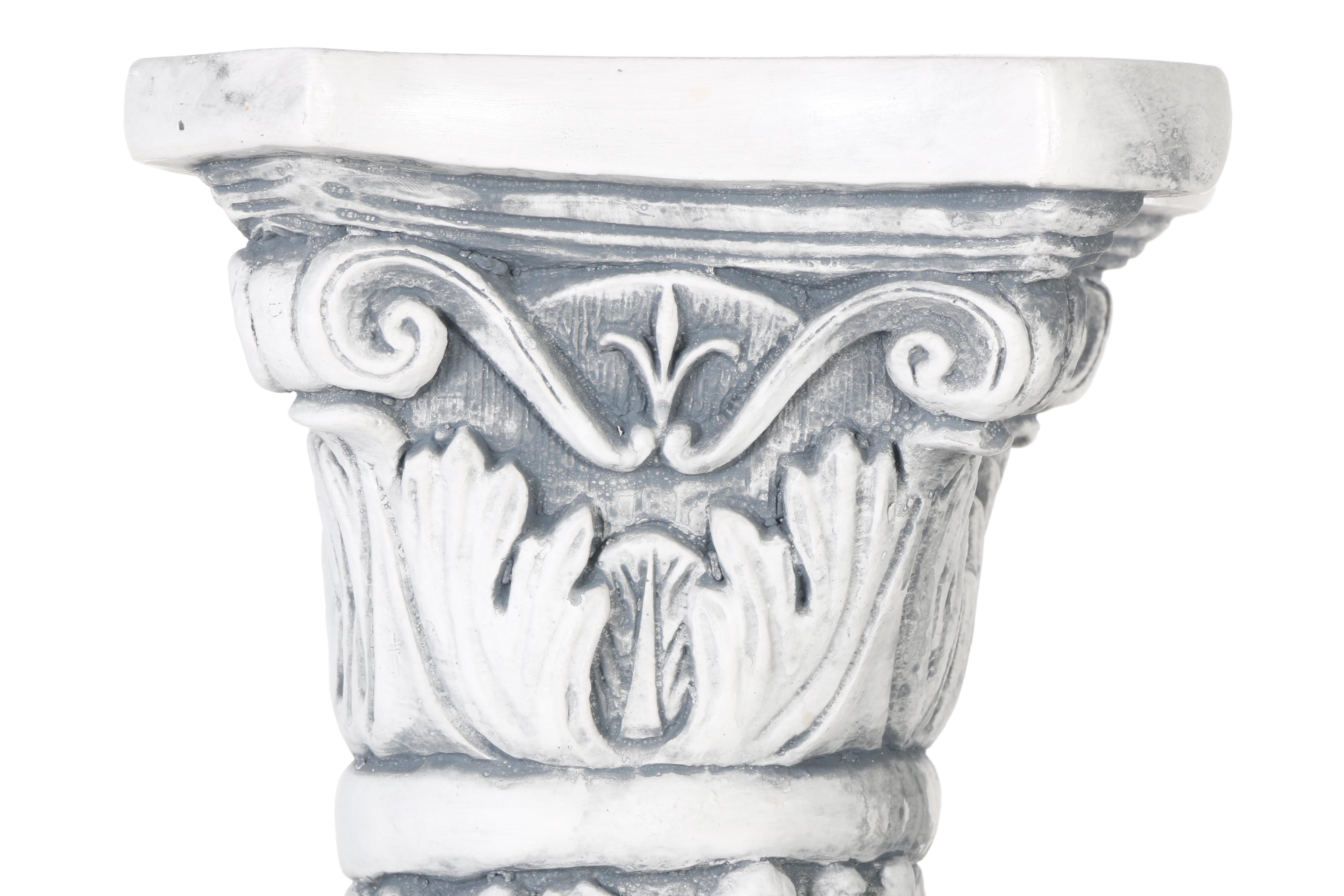 White Ceramic Column