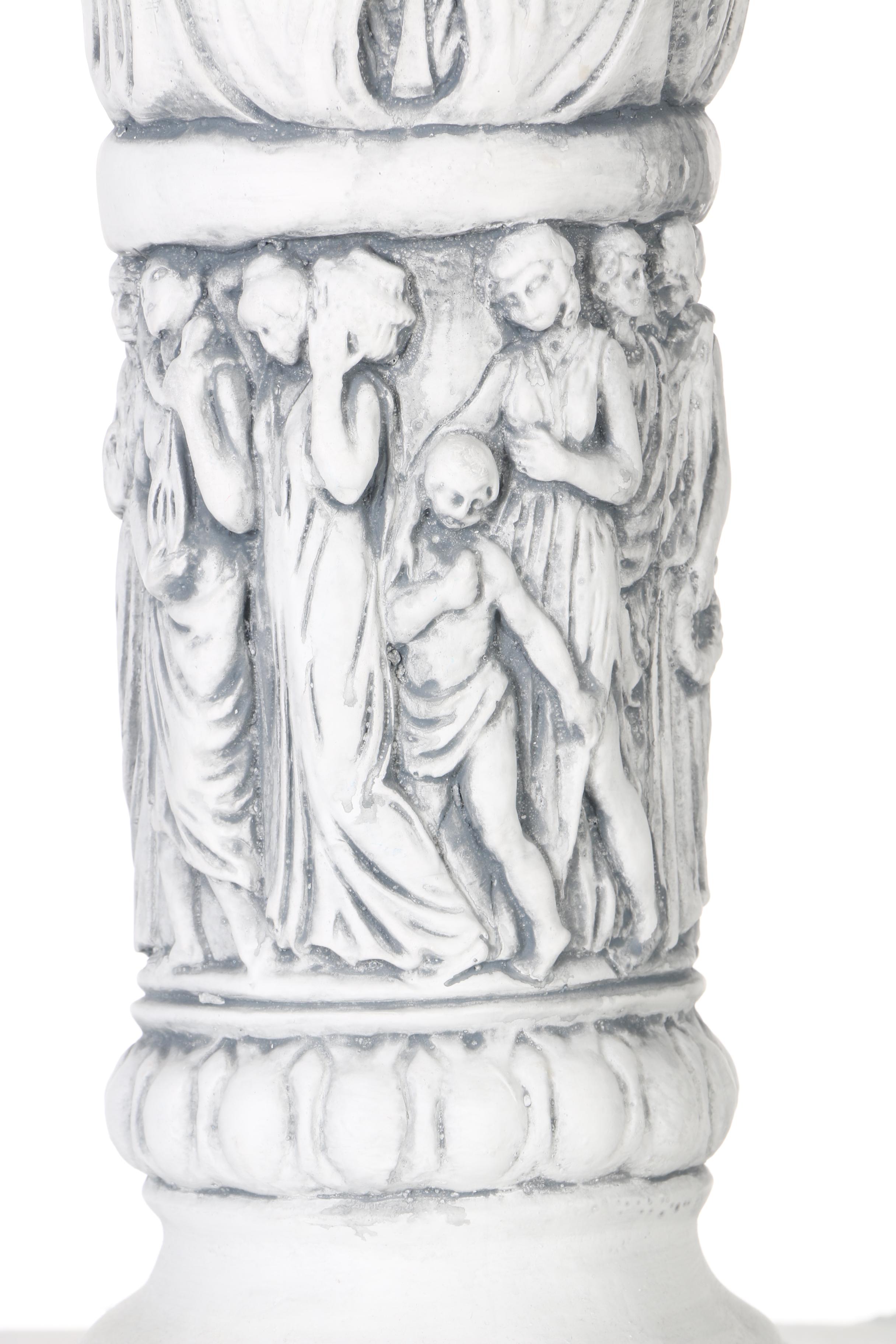 White Ceramic Column