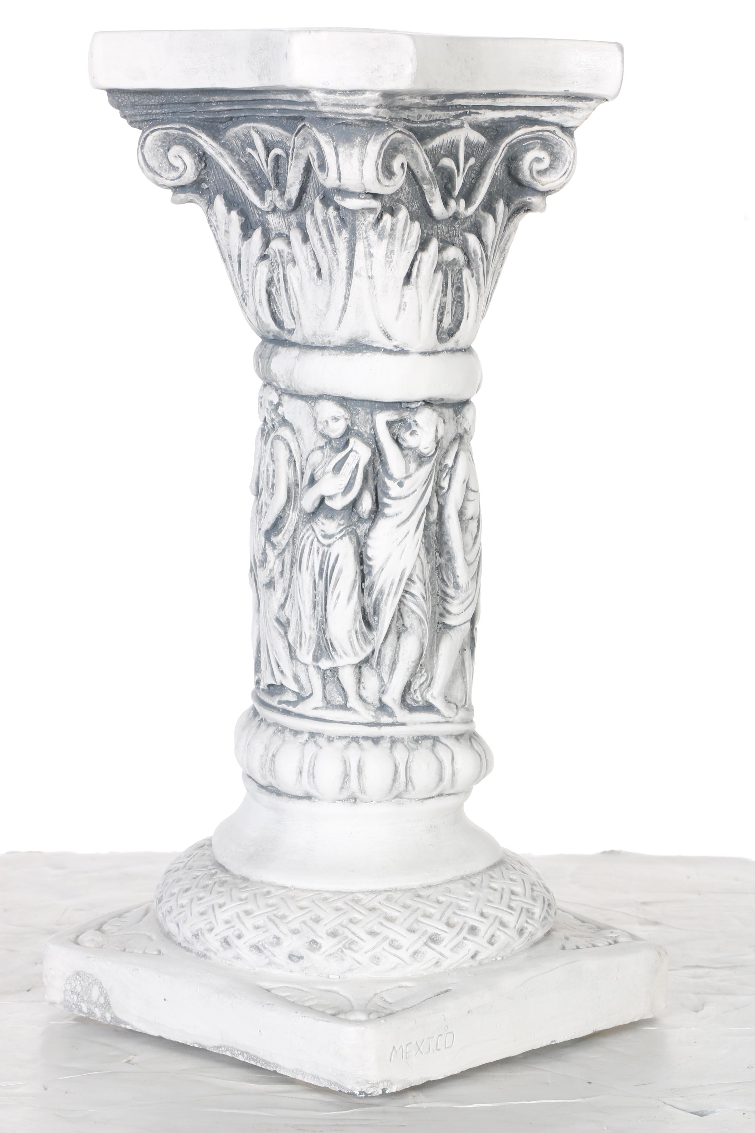 White Ceramic Column