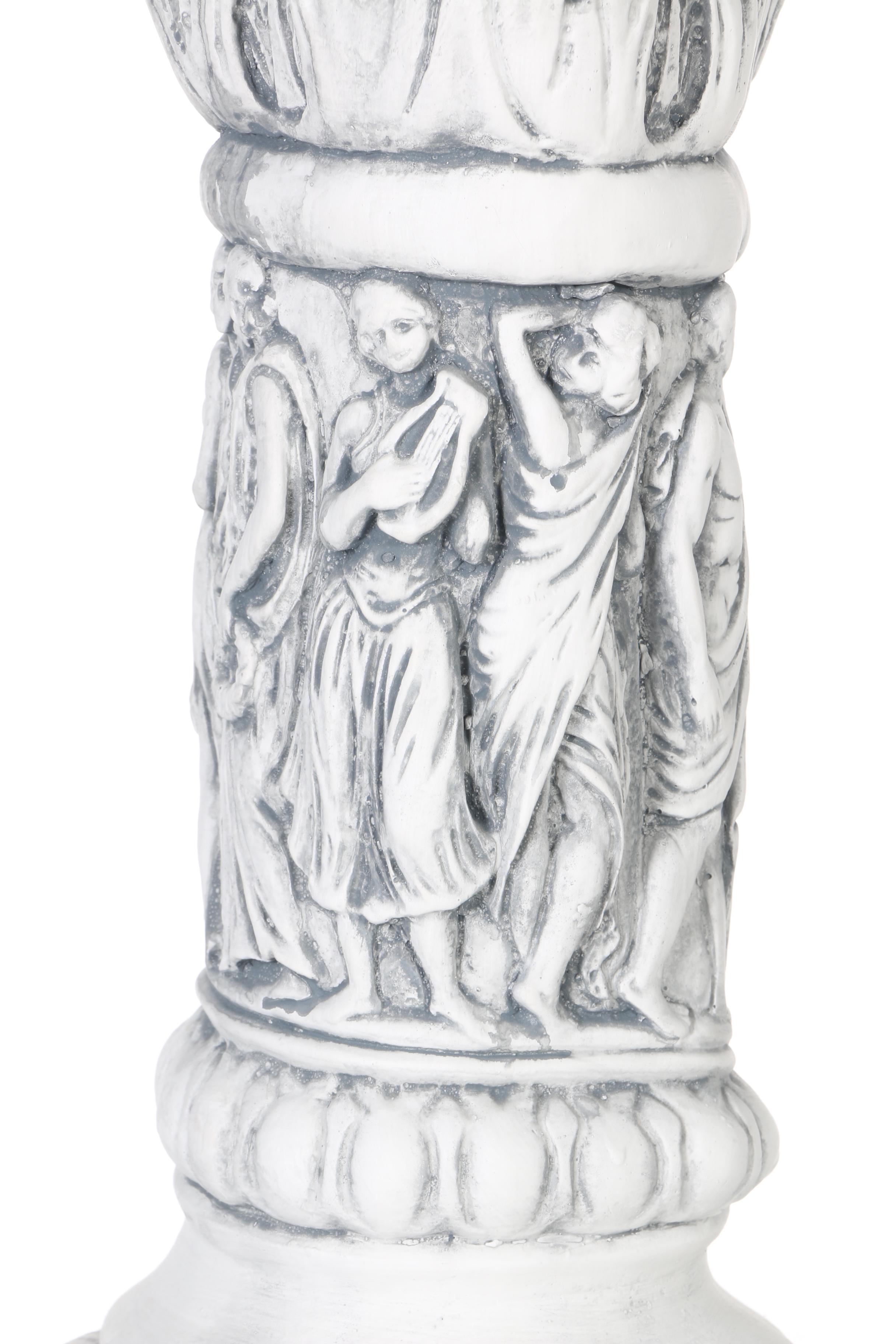 White Ceramic Column