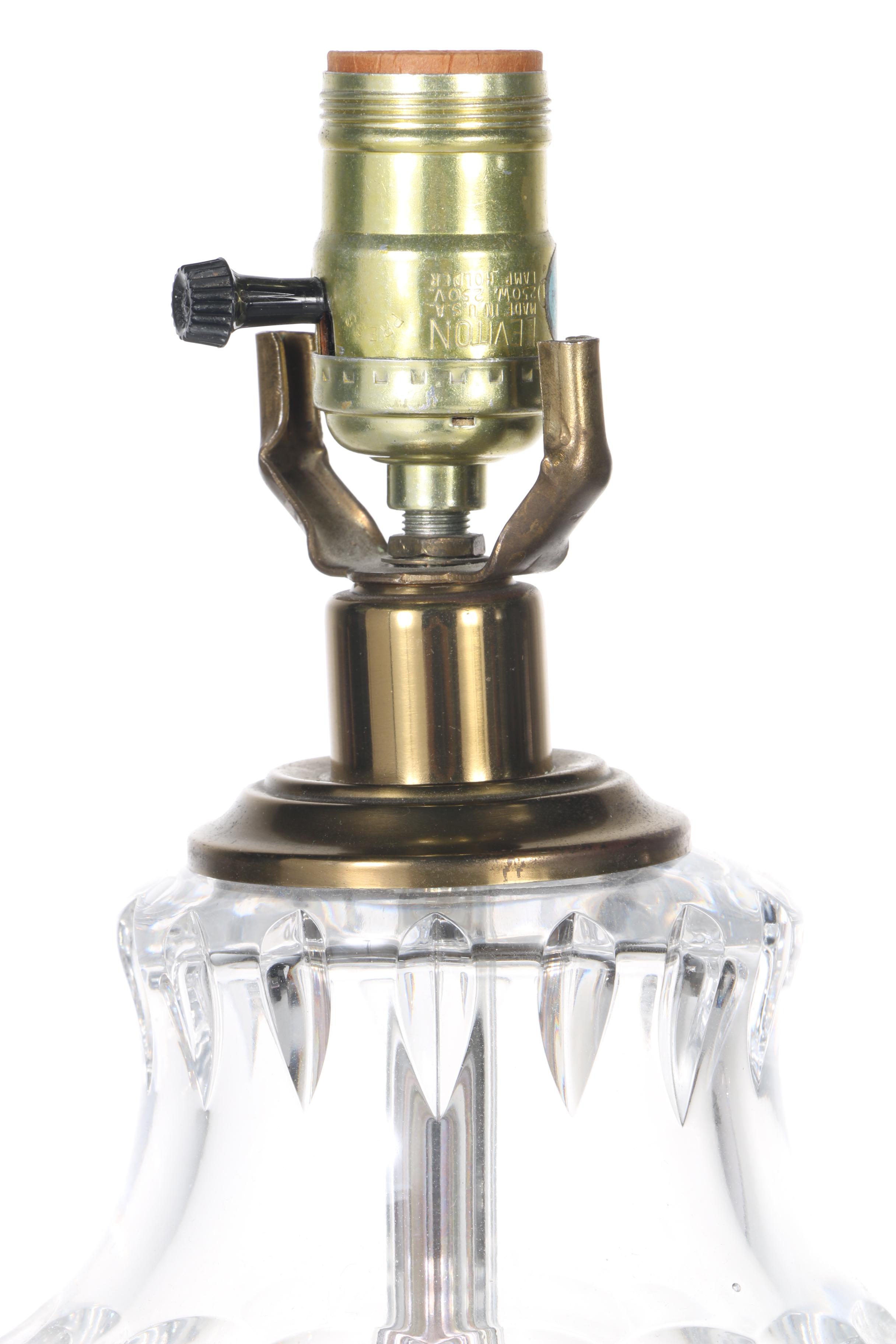 Clear Glass Table Lamp