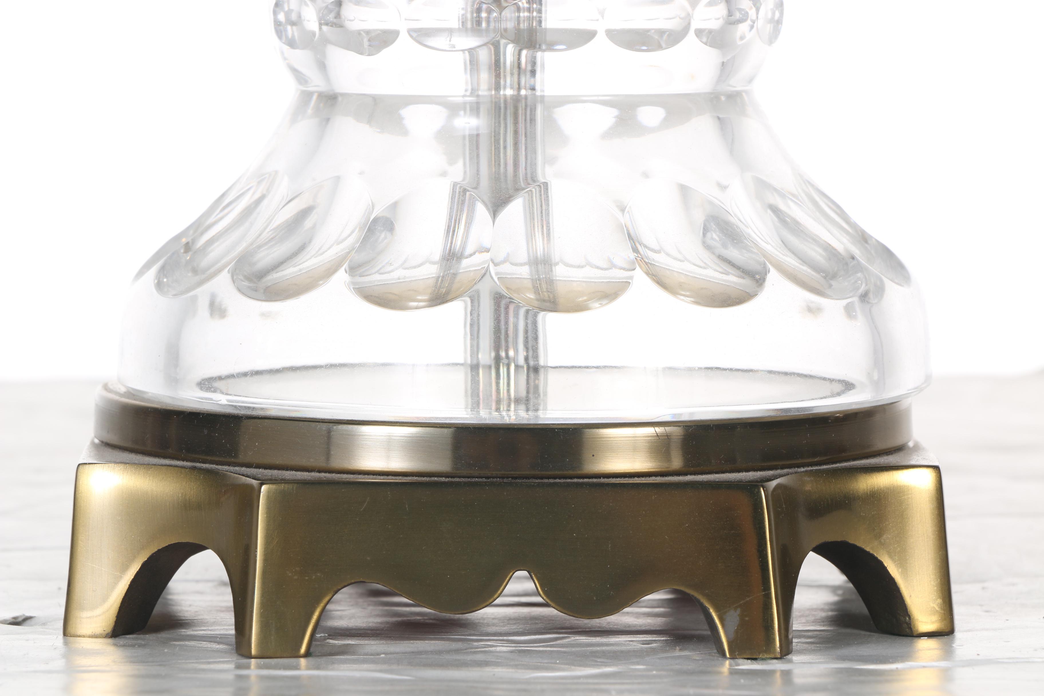 Clear Glass Table Lamp