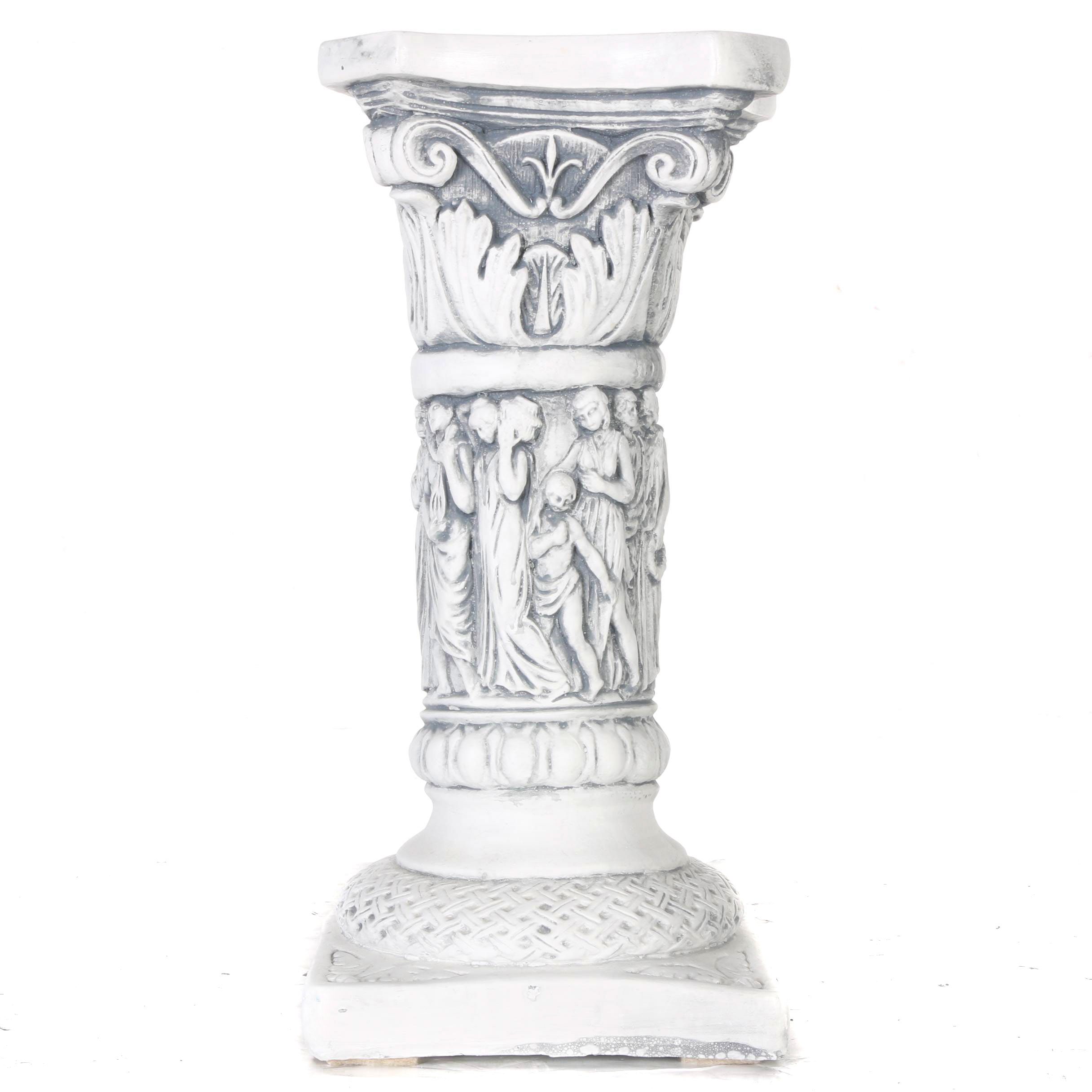 White Ceramic Column