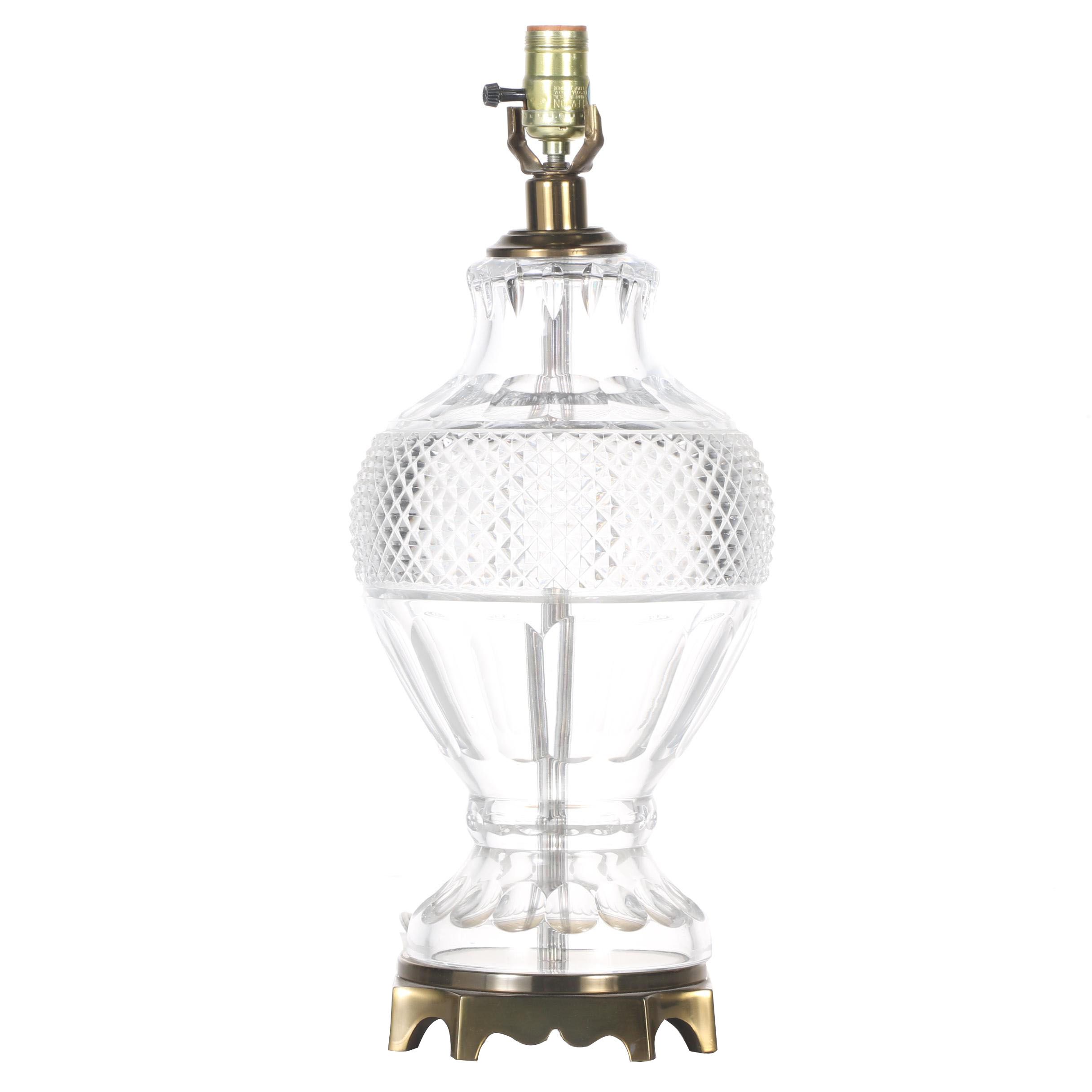Clear Glass Table Lamp