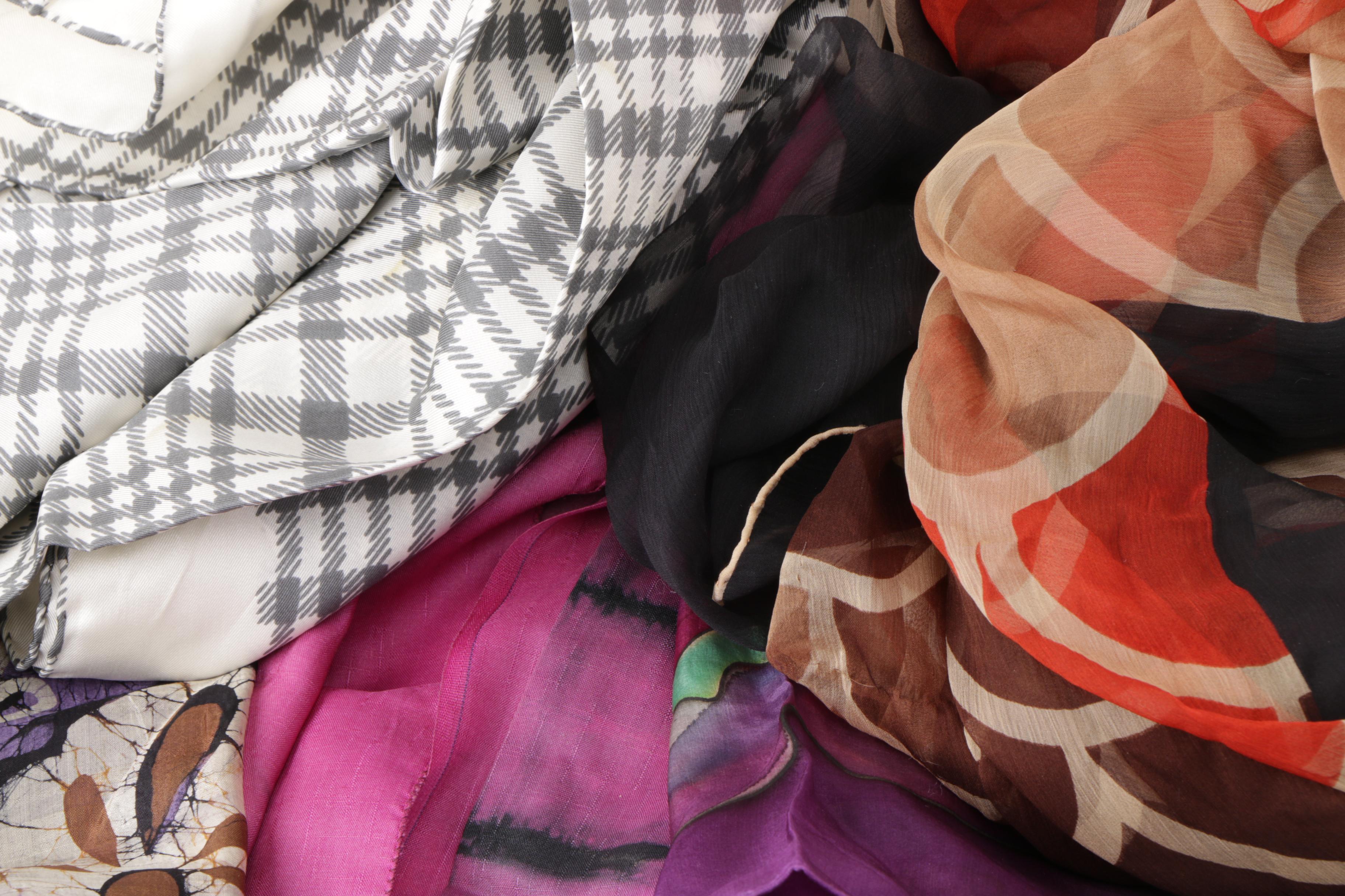 Collection of Scarves and Gloves