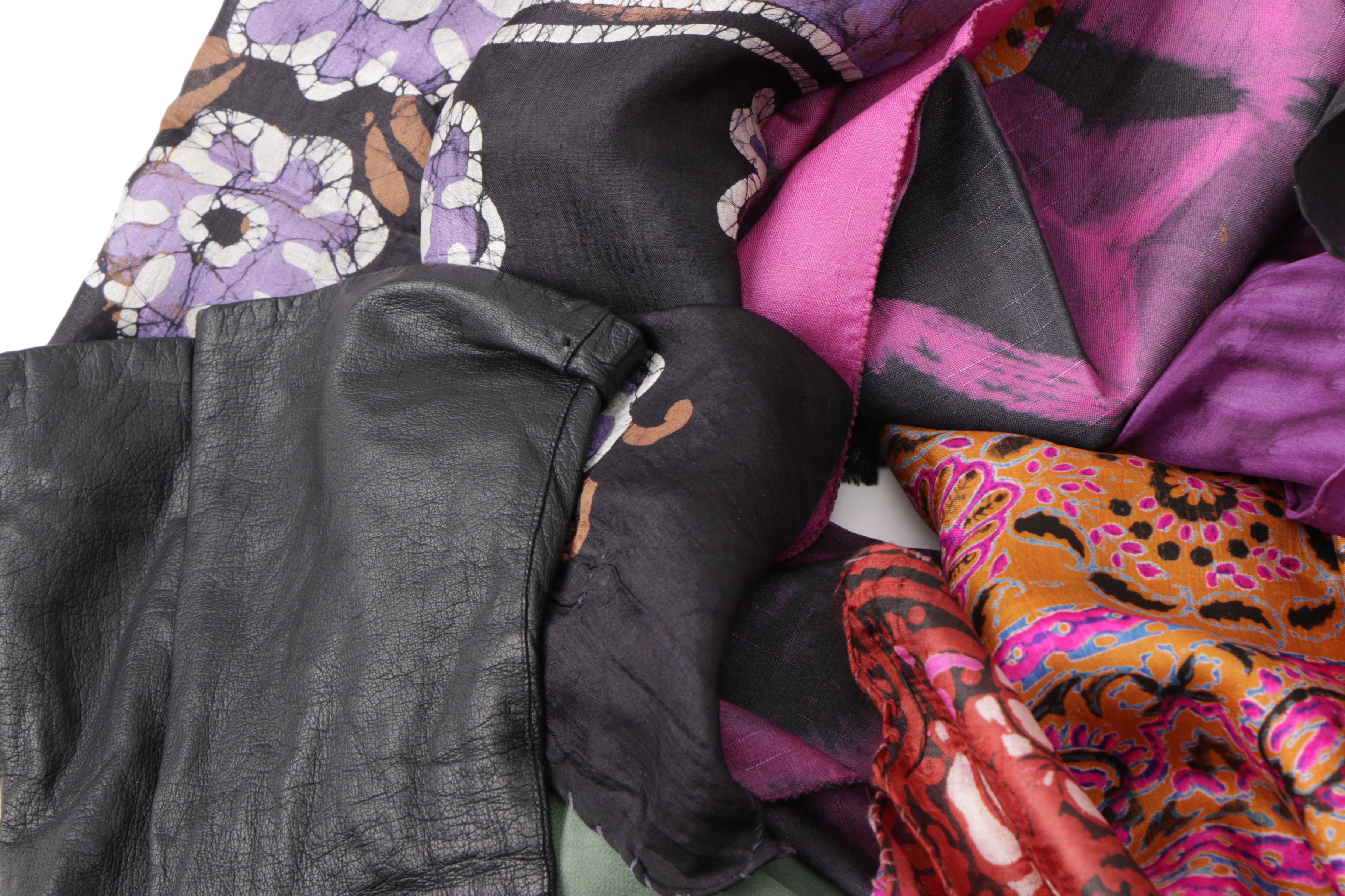 Collection of Scarves and Gloves