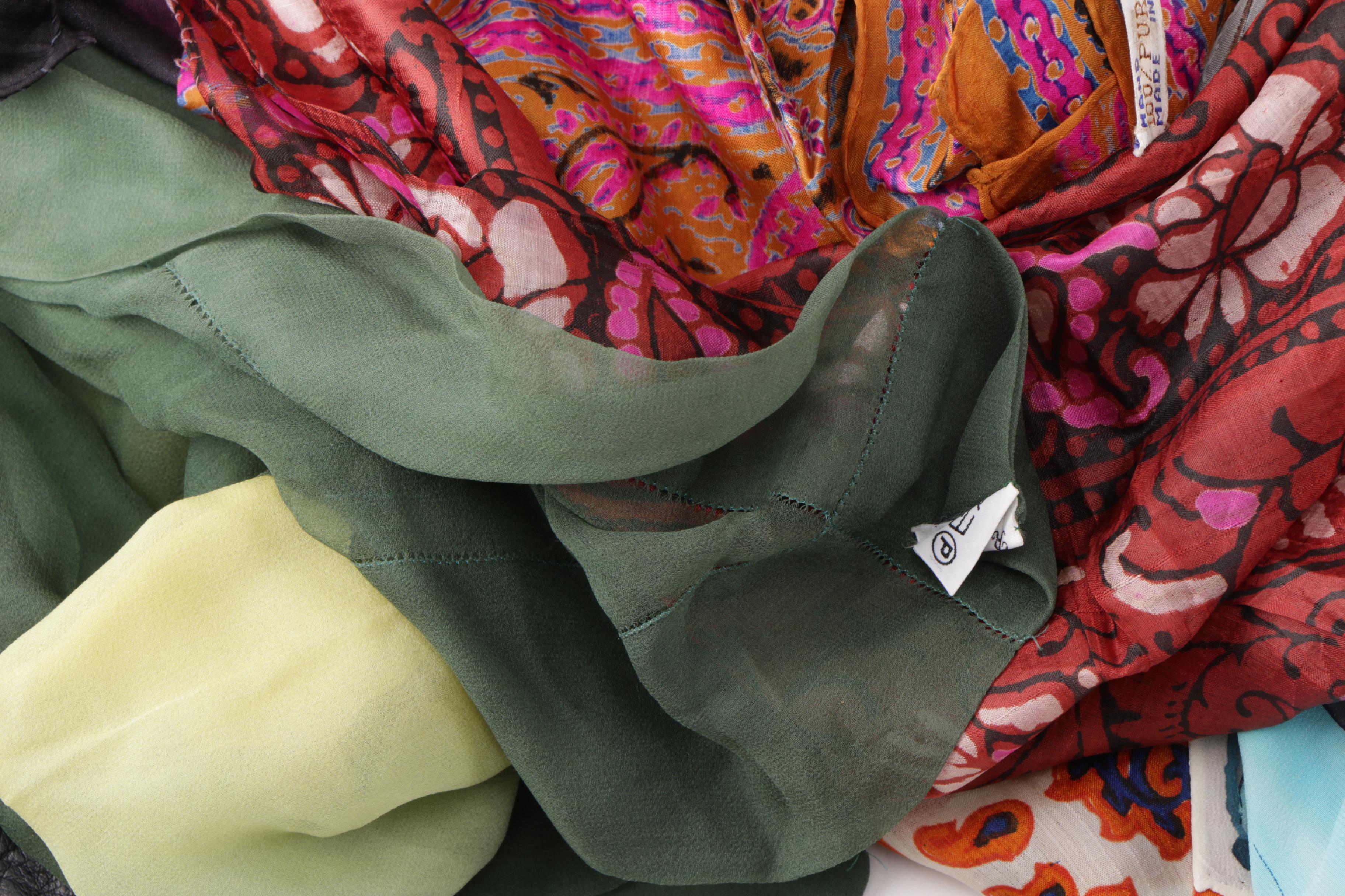 Collection of Scarves and Gloves