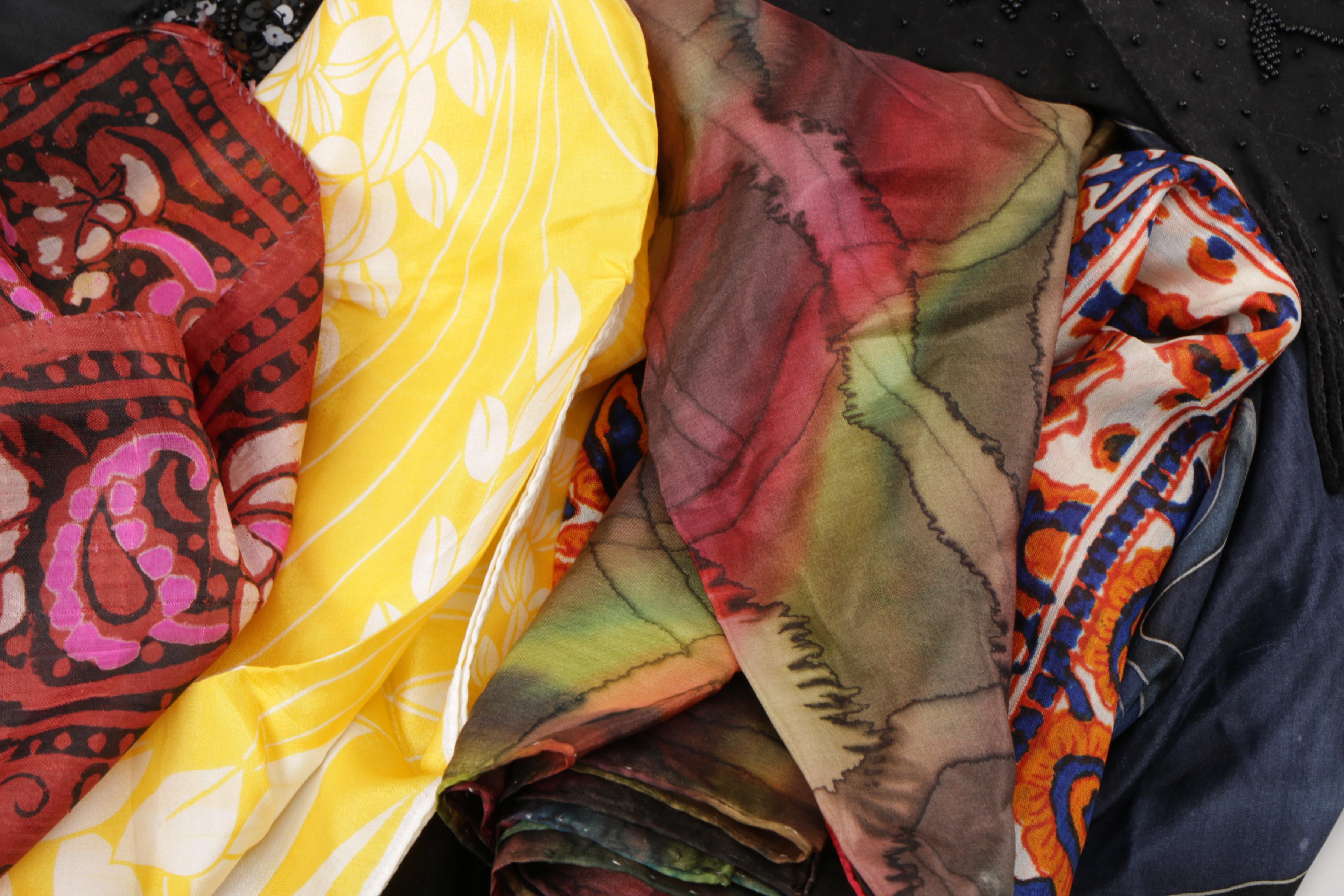 Collection of Scarves and Gloves