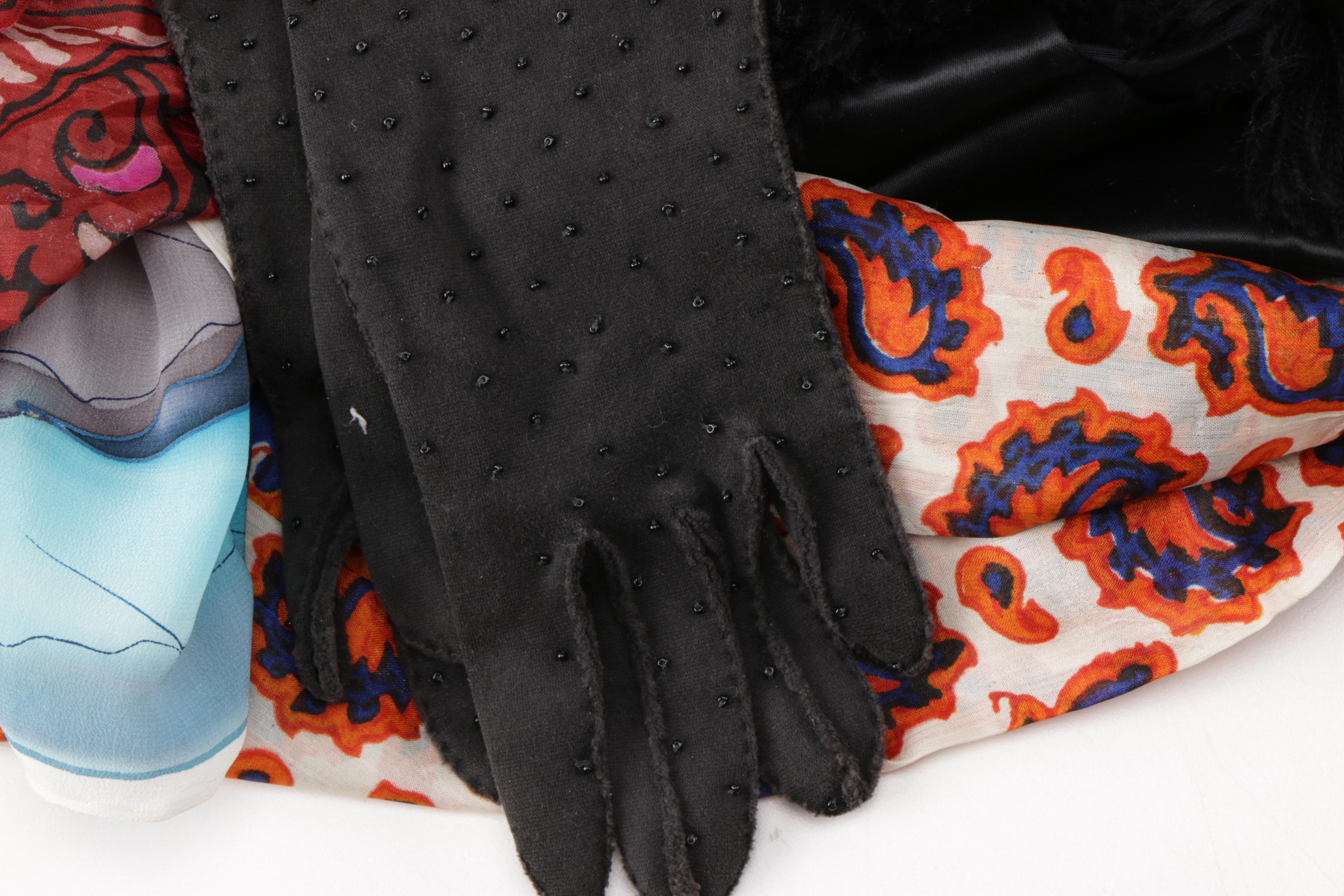 Collection of Scarves and Gloves