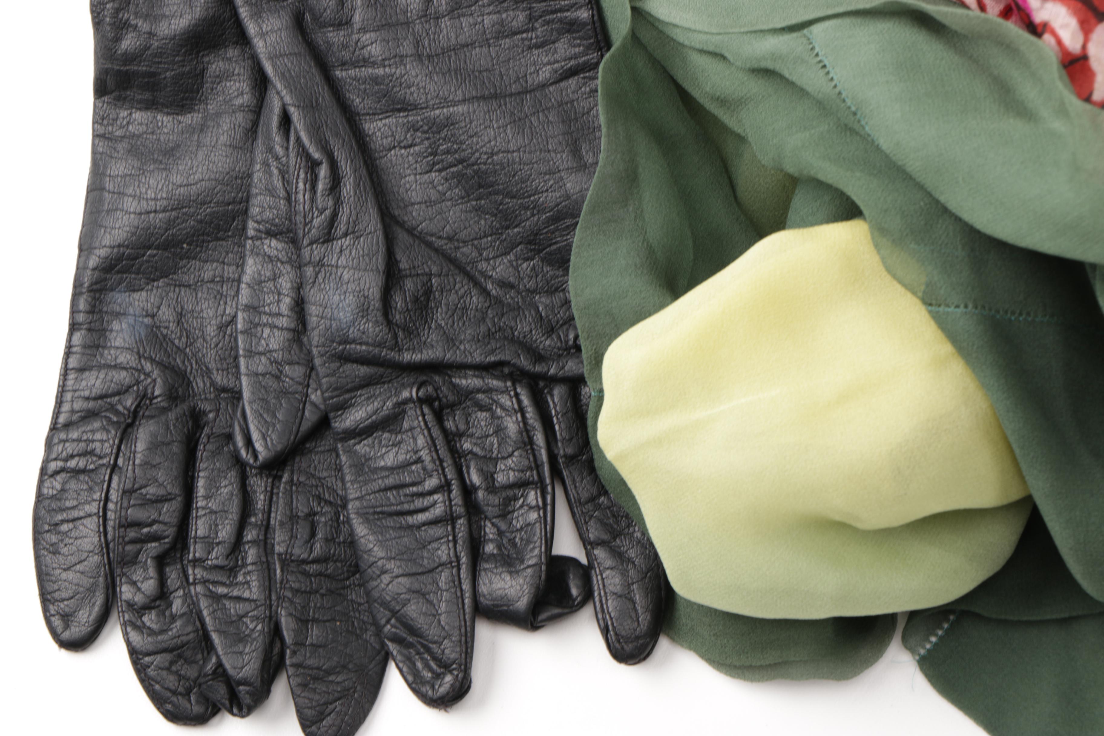 Collection of Scarves and Gloves