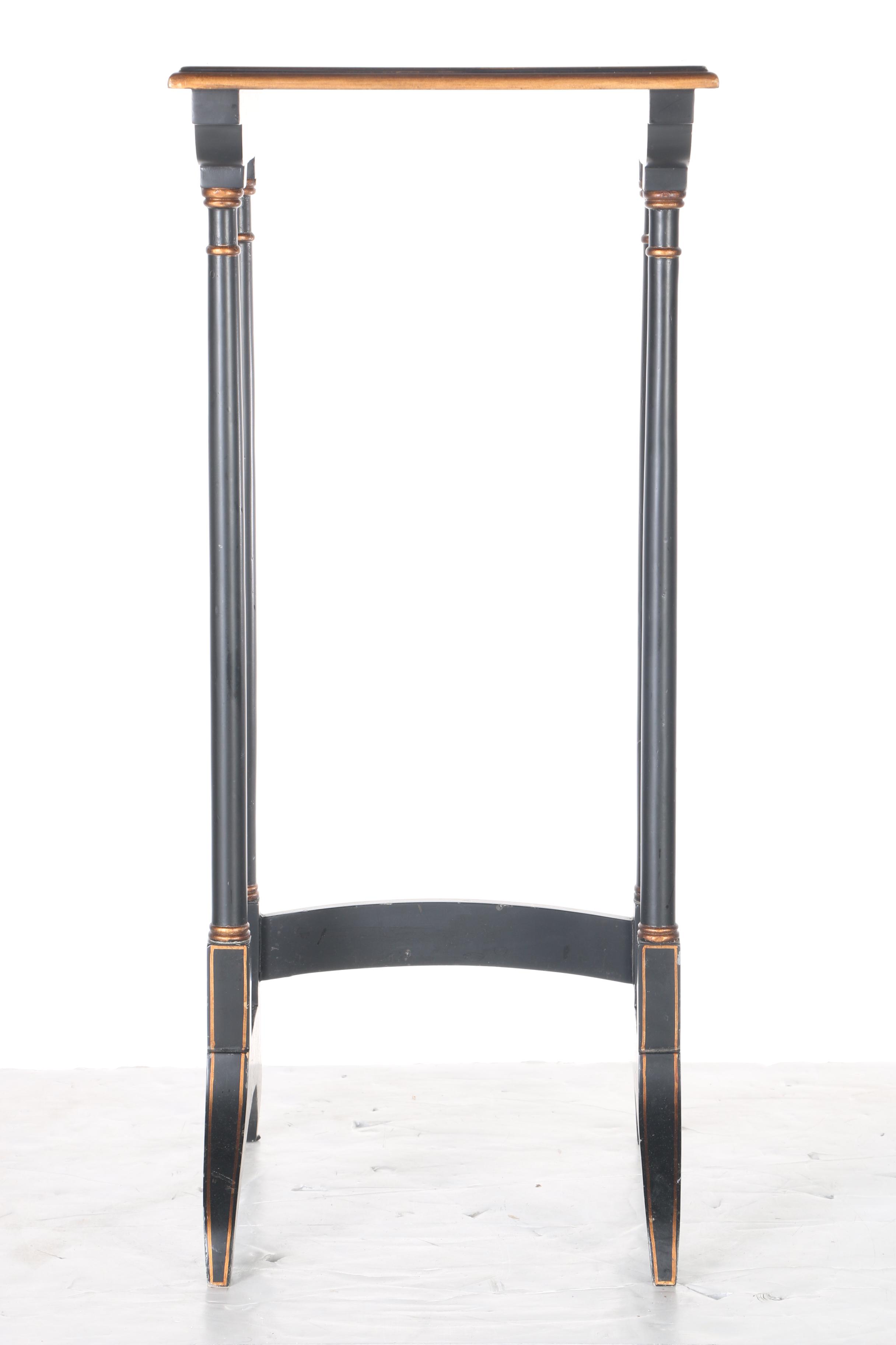 Pair of Wooden Nesting Tables