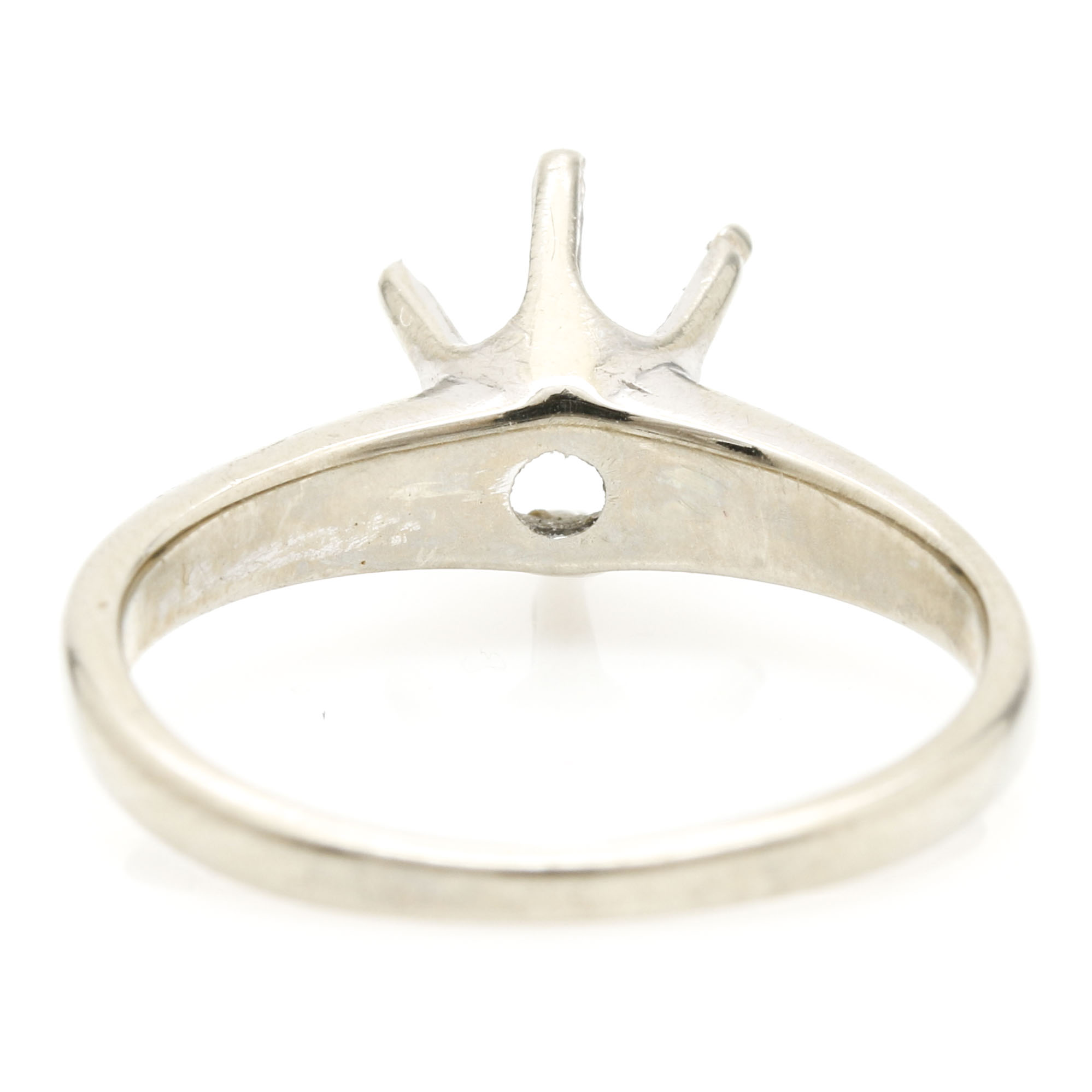 10K White Gold Ring Mounting