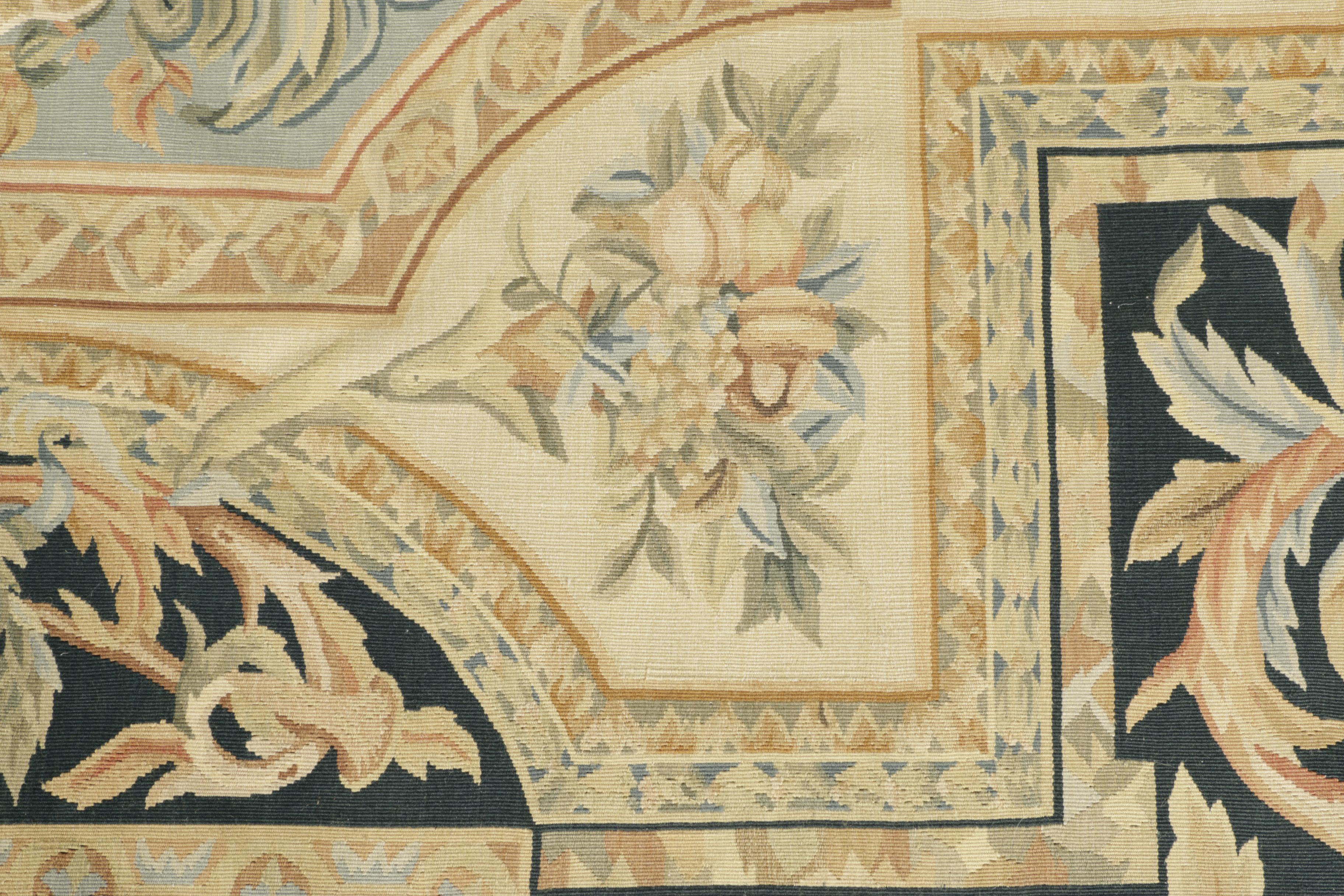 Large Aubusson-Style Needlepoint Area Rug