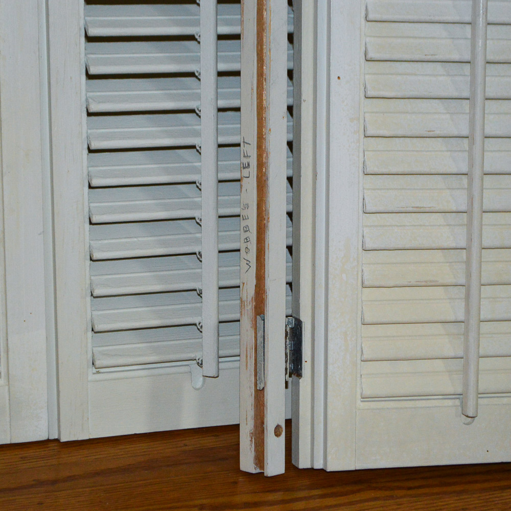Circa 1960's Colonial Style Wooden Shutters