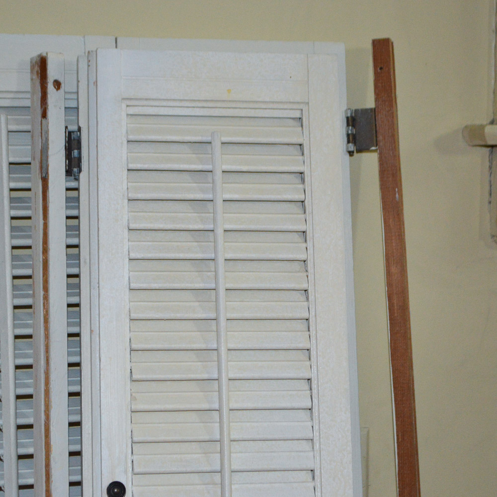 Circa 1960's Colonial Style Wooden Shutters