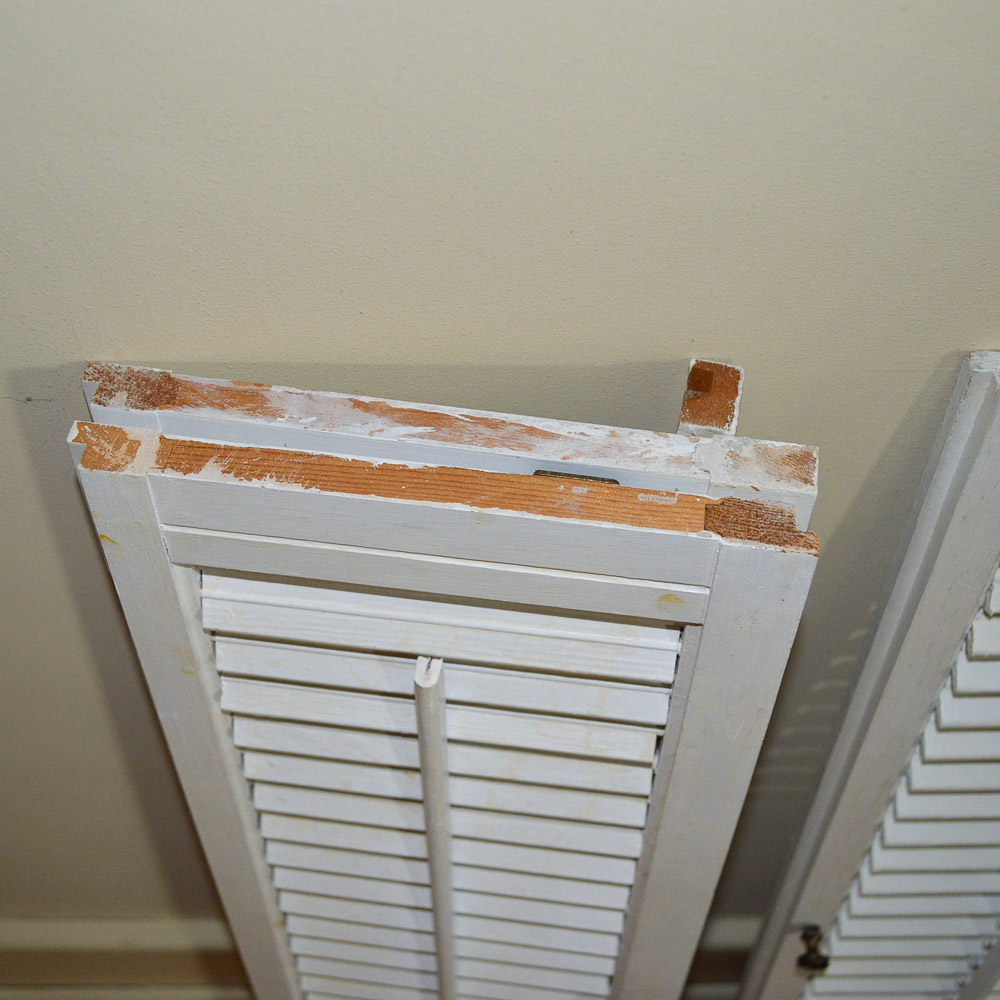 Circa 1960's Colonial Style Wooden Shutters