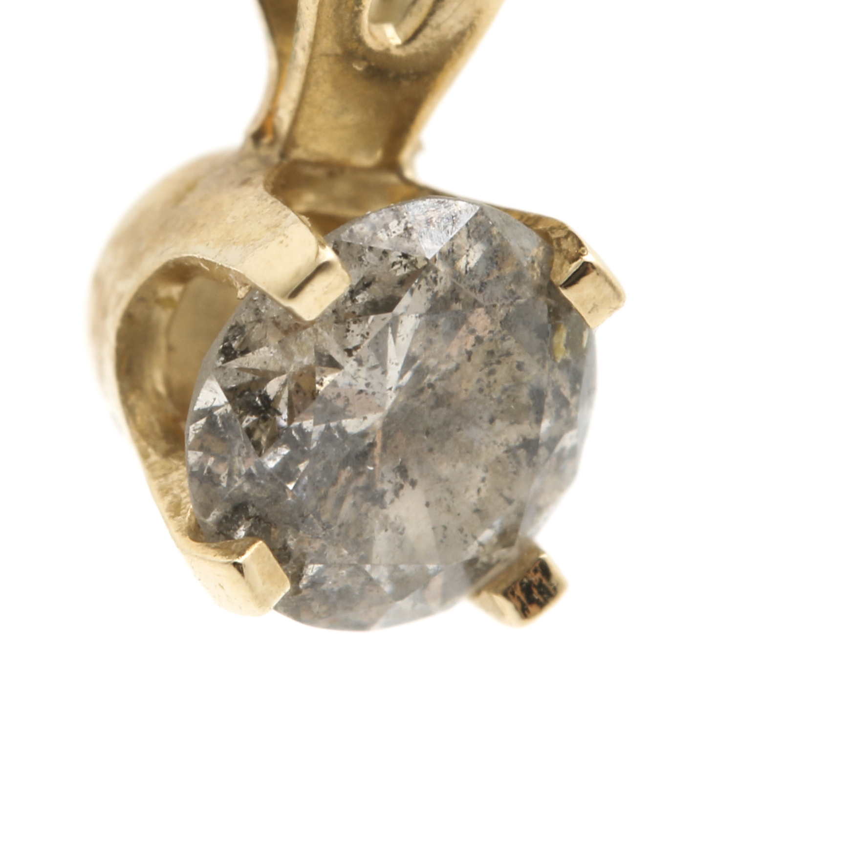 10K Yellow Gold Diamond Necklace