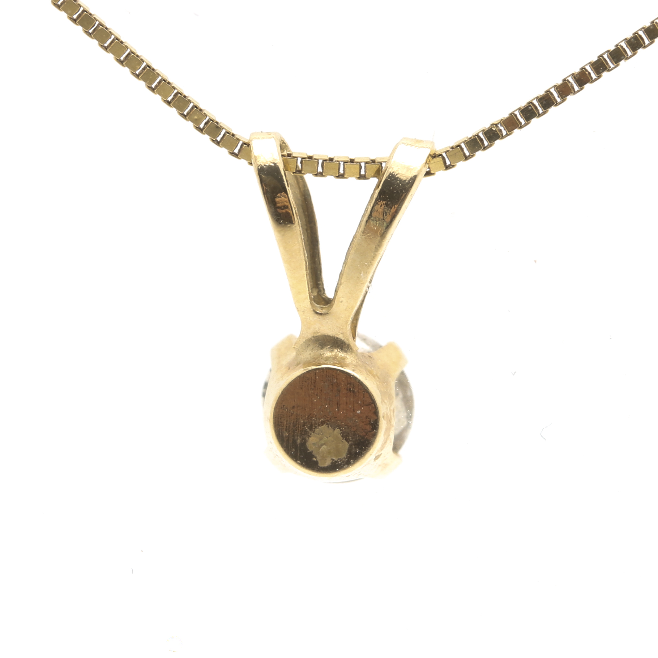 10K Yellow Gold Diamond Necklace