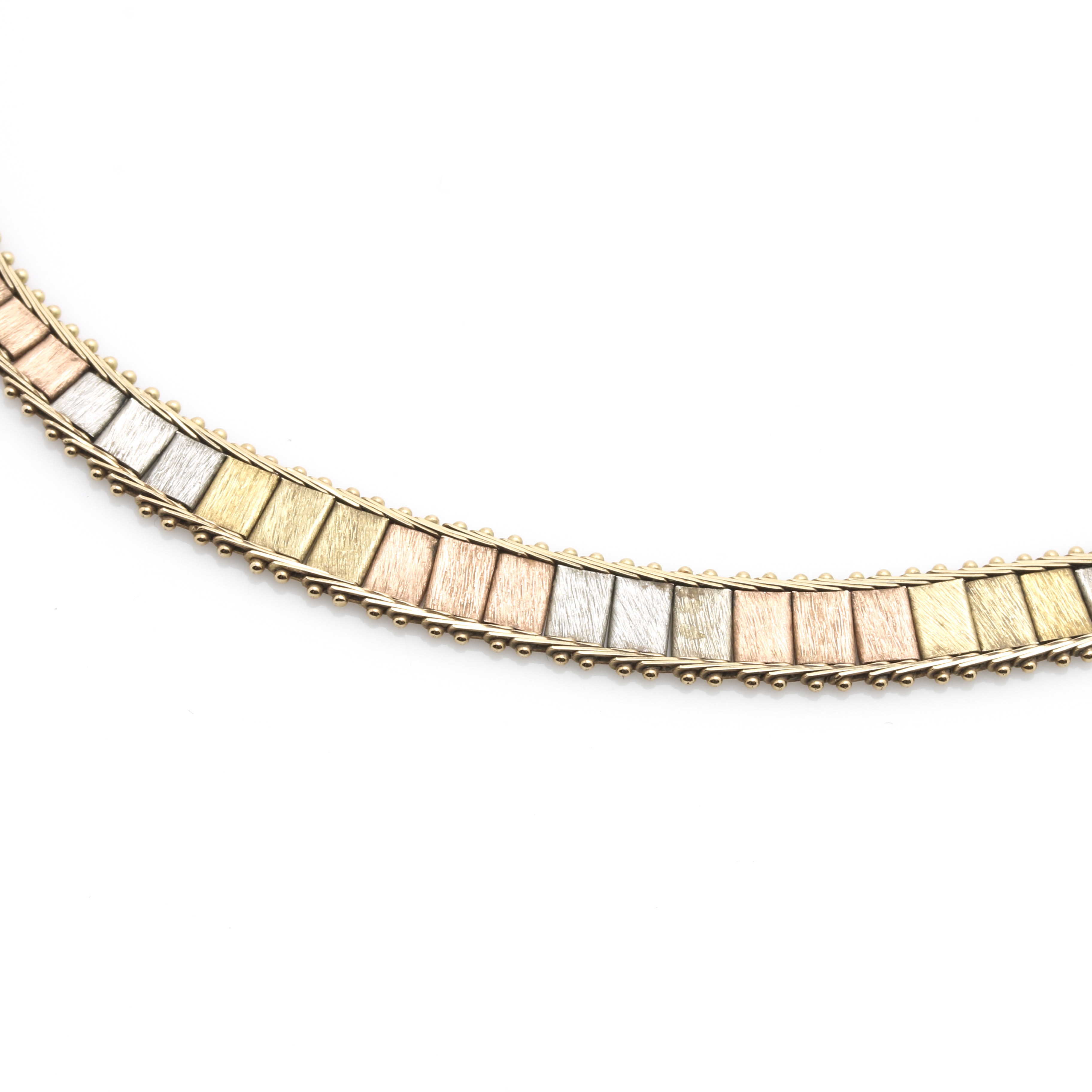 14K Mixed Gold Tri-Color Parure