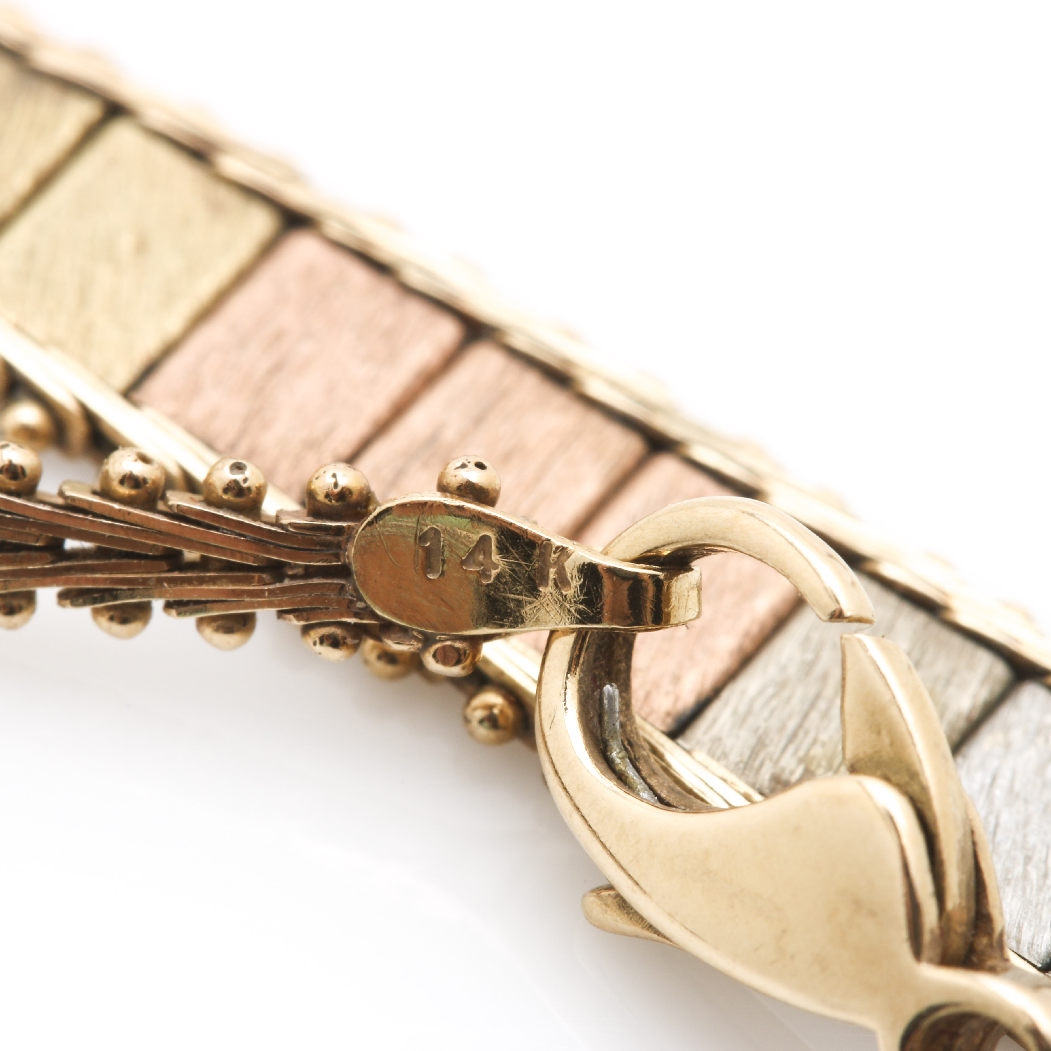 14K Mixed Gold Tri-Color Parure