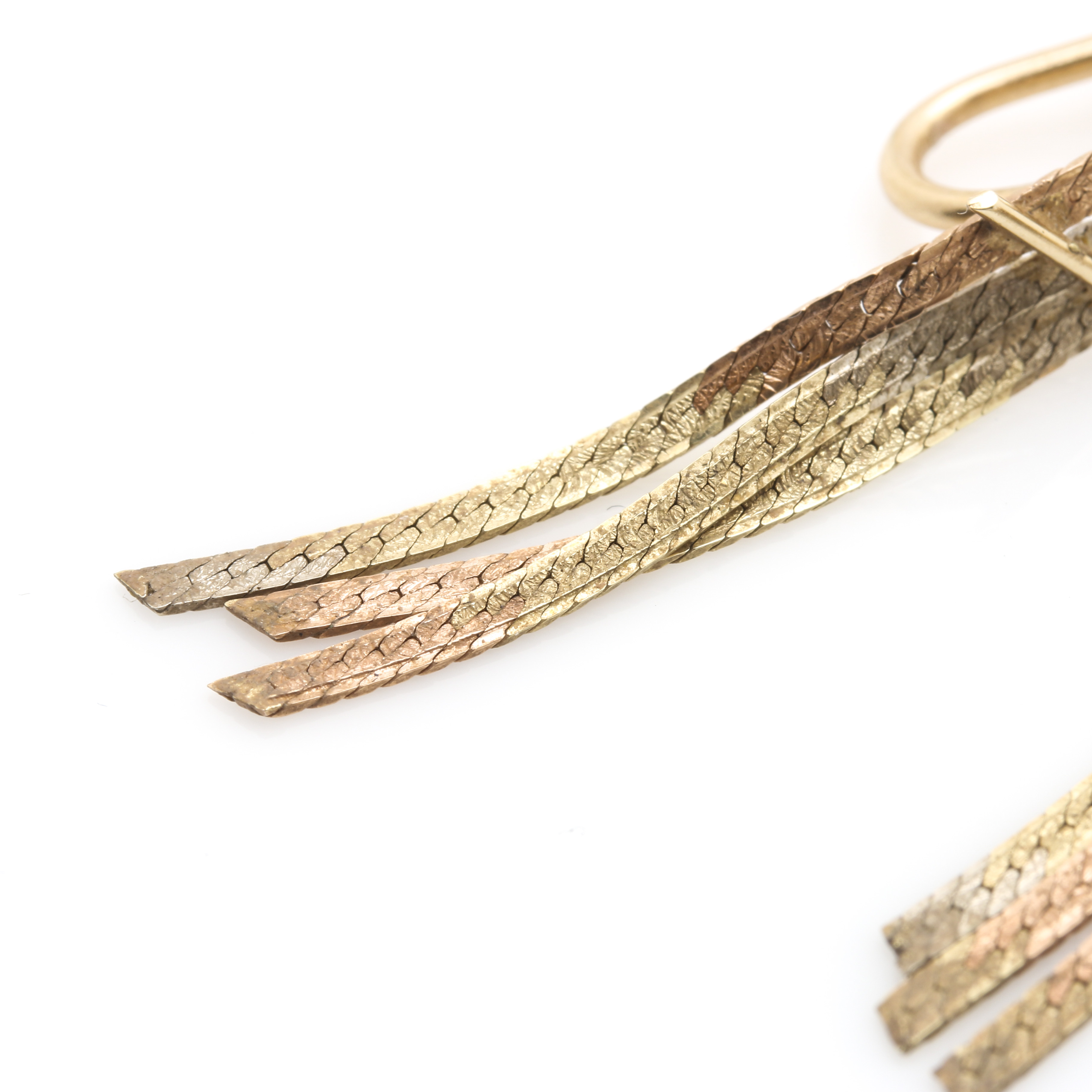 14K Mixed Gold Tri-Color Parure