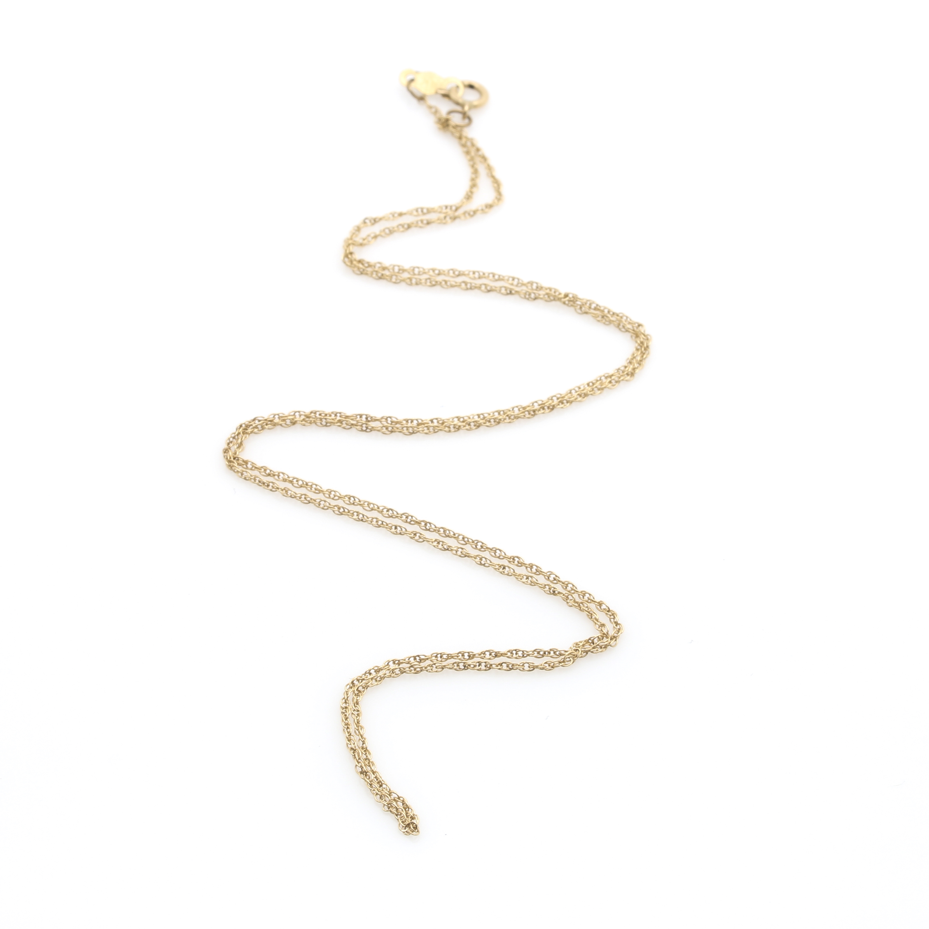 14K Yellow Gold Chain Necklace