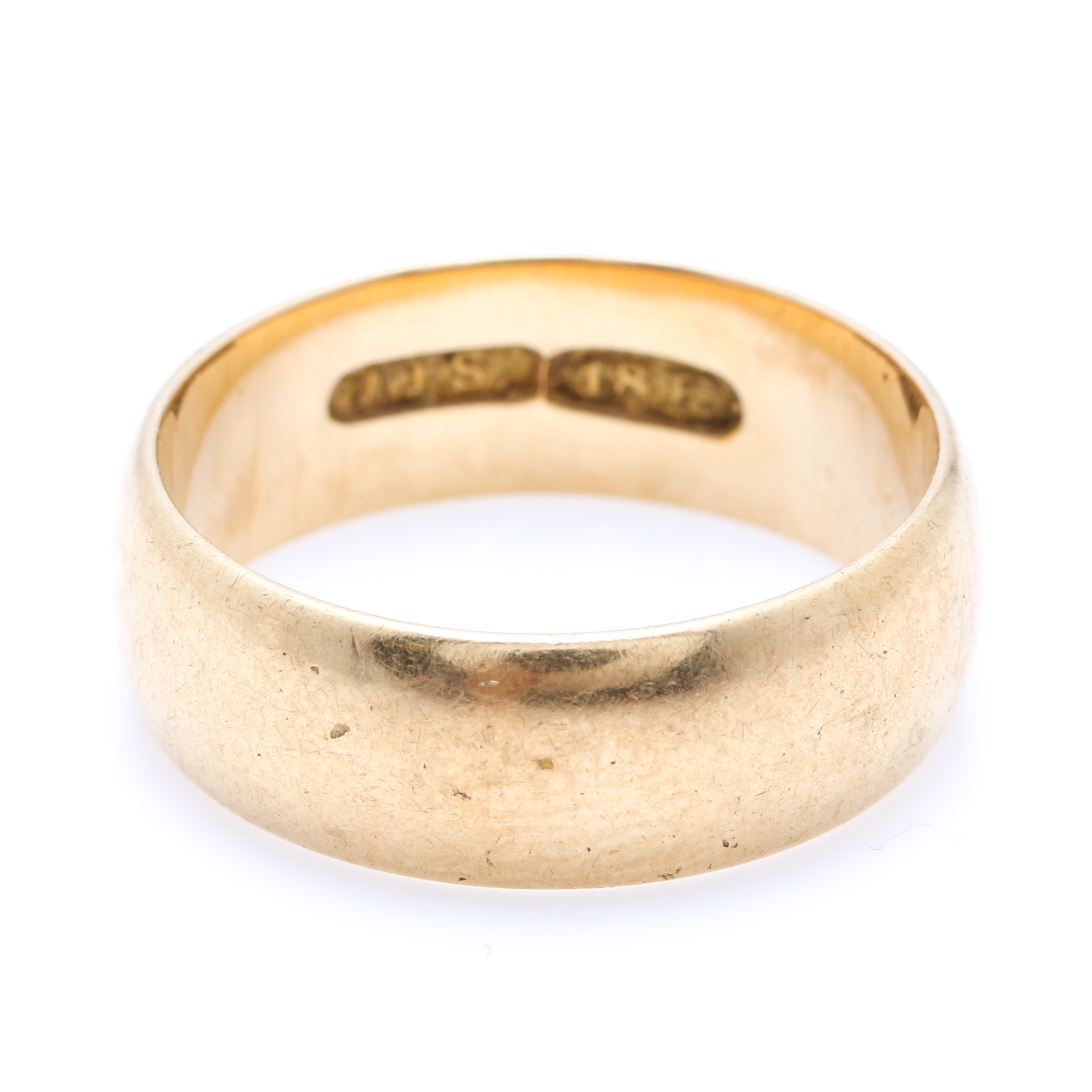 18K Yellow Gold Wedding Band
