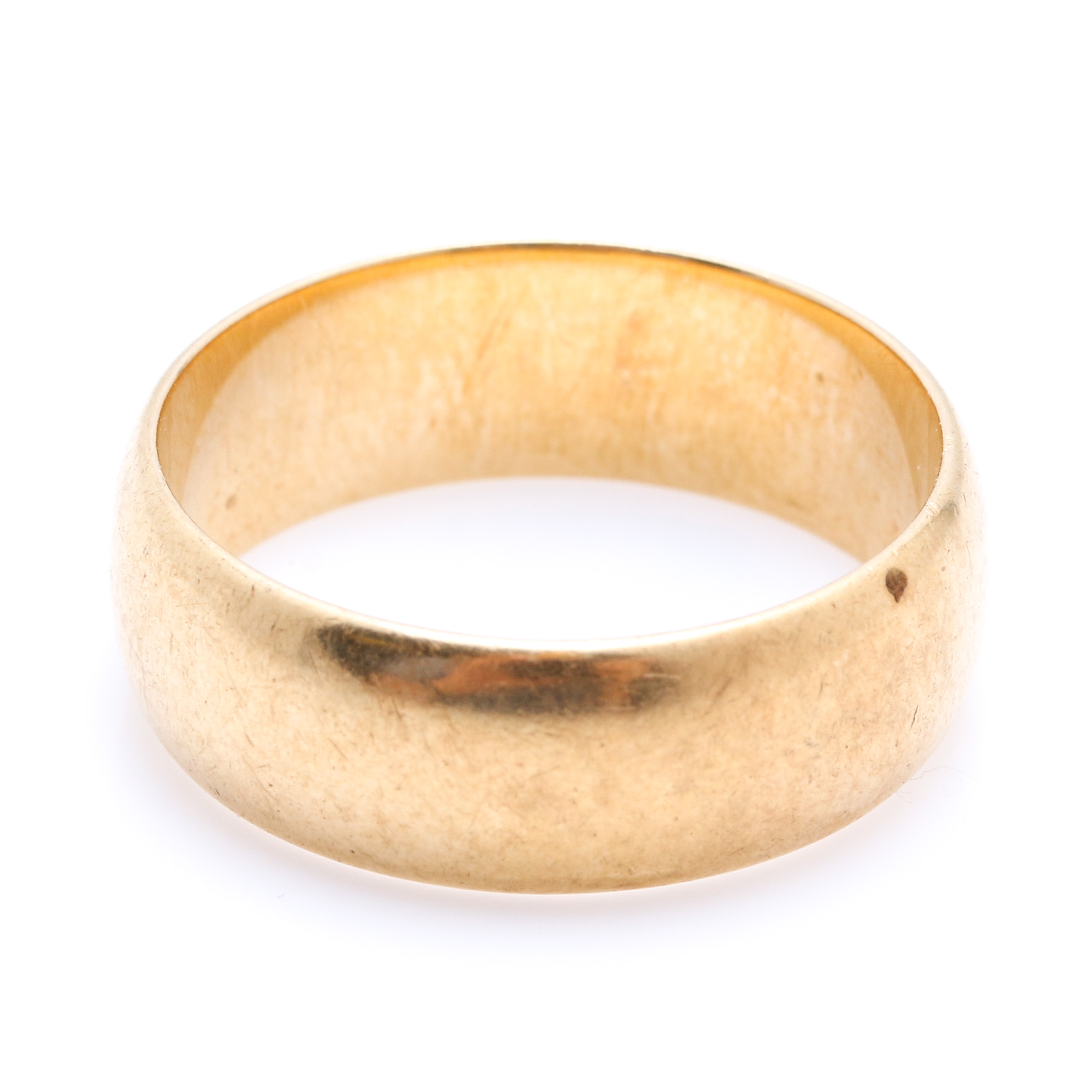 18K Yellow Gold Wedding Band