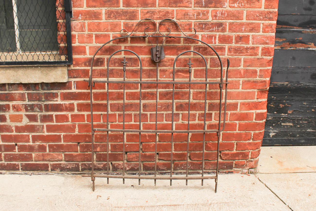 Stewart Ironworks Antique Garden Gate