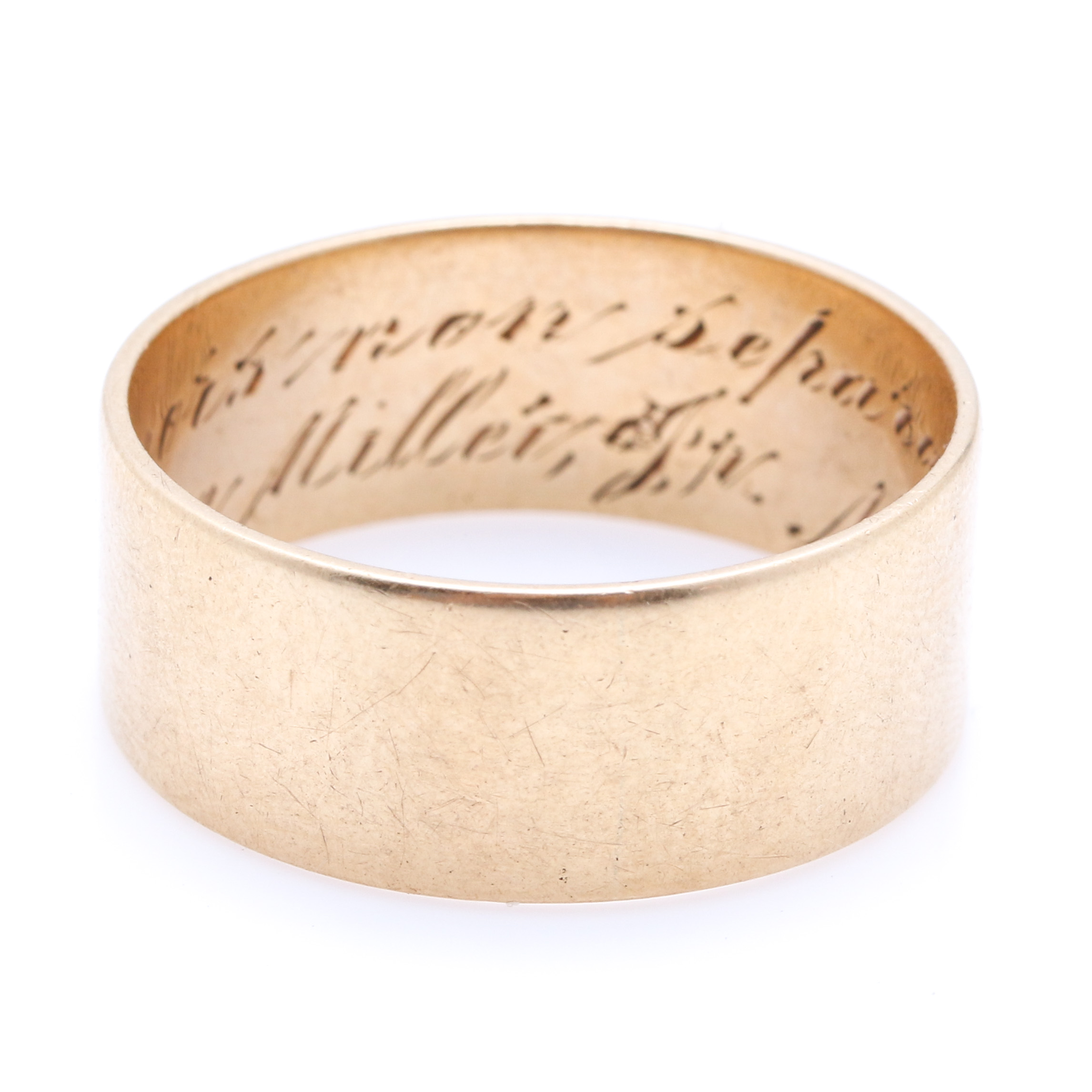 14K Yellow Gold Masonic Scottish Rite Band