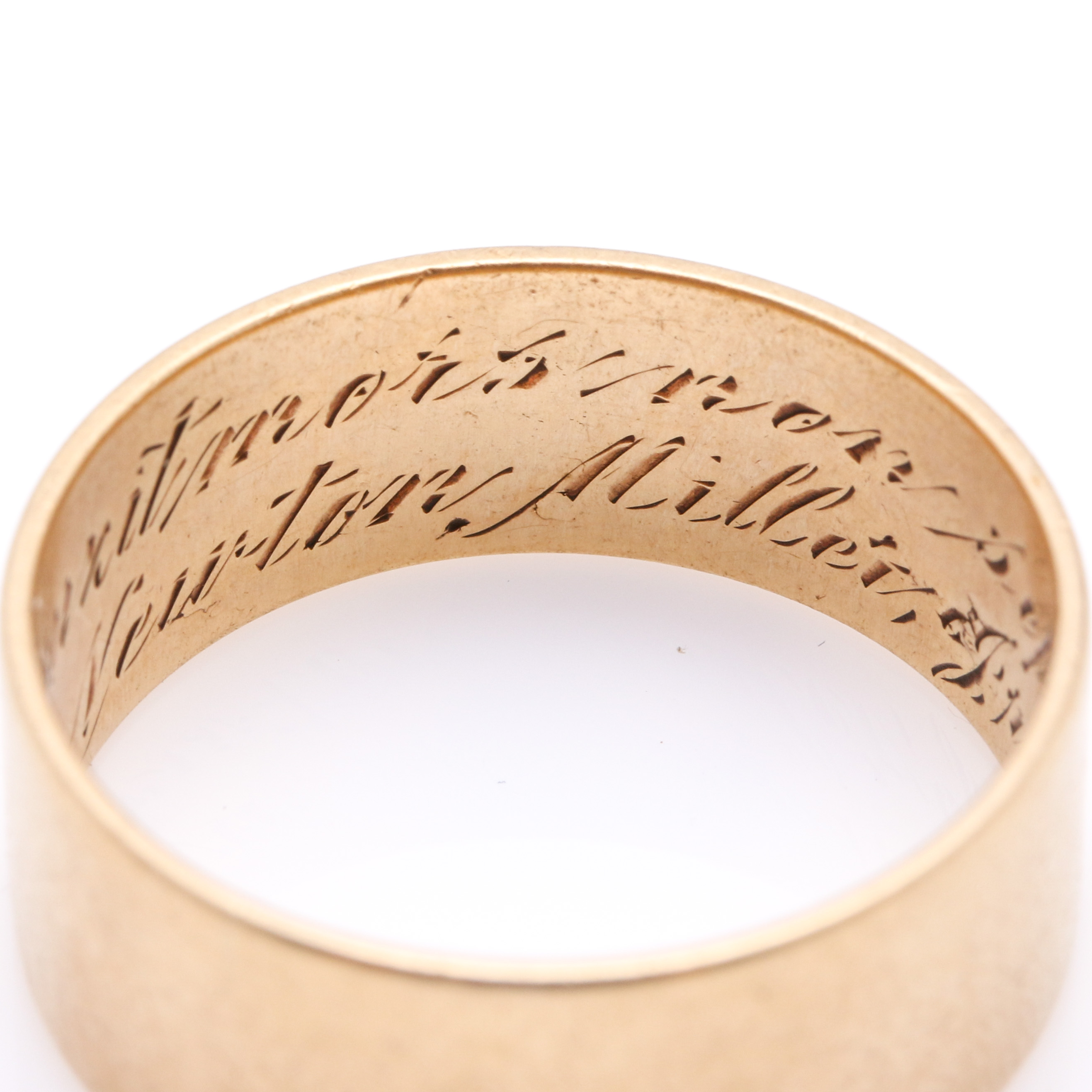 14K Yellow Gold Masonic Scottish Rite Band