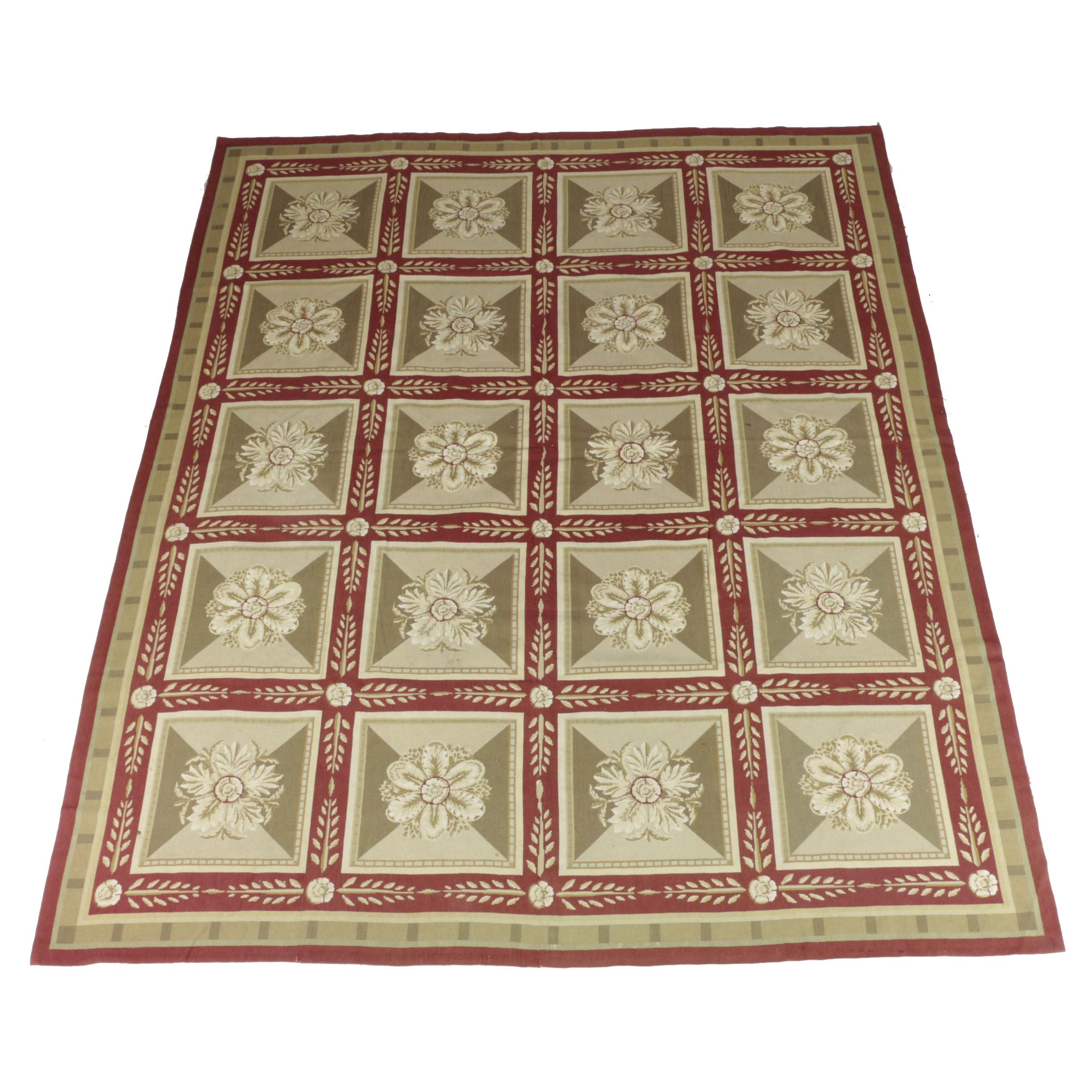 Handmade Needlepoint Area Rug